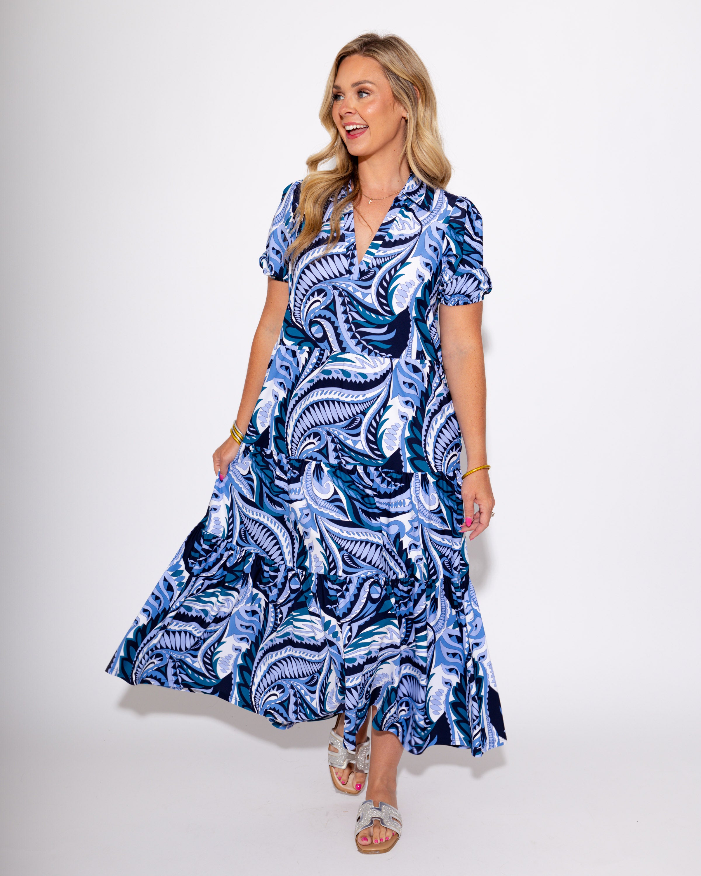 Jude Connally | Portia Dress in Sundance Paisley