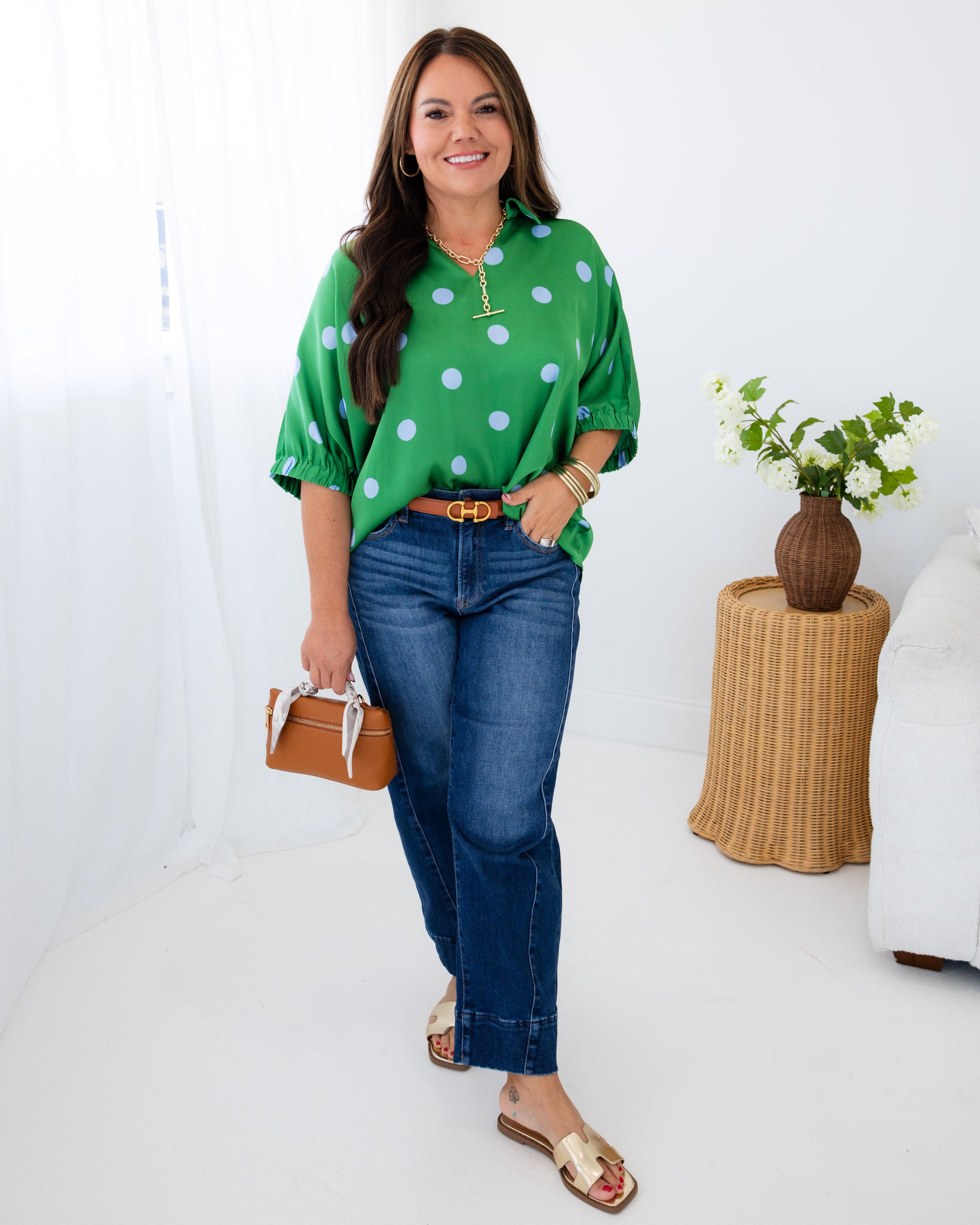 Risen | Slouchy Cropped Barrel Jeans