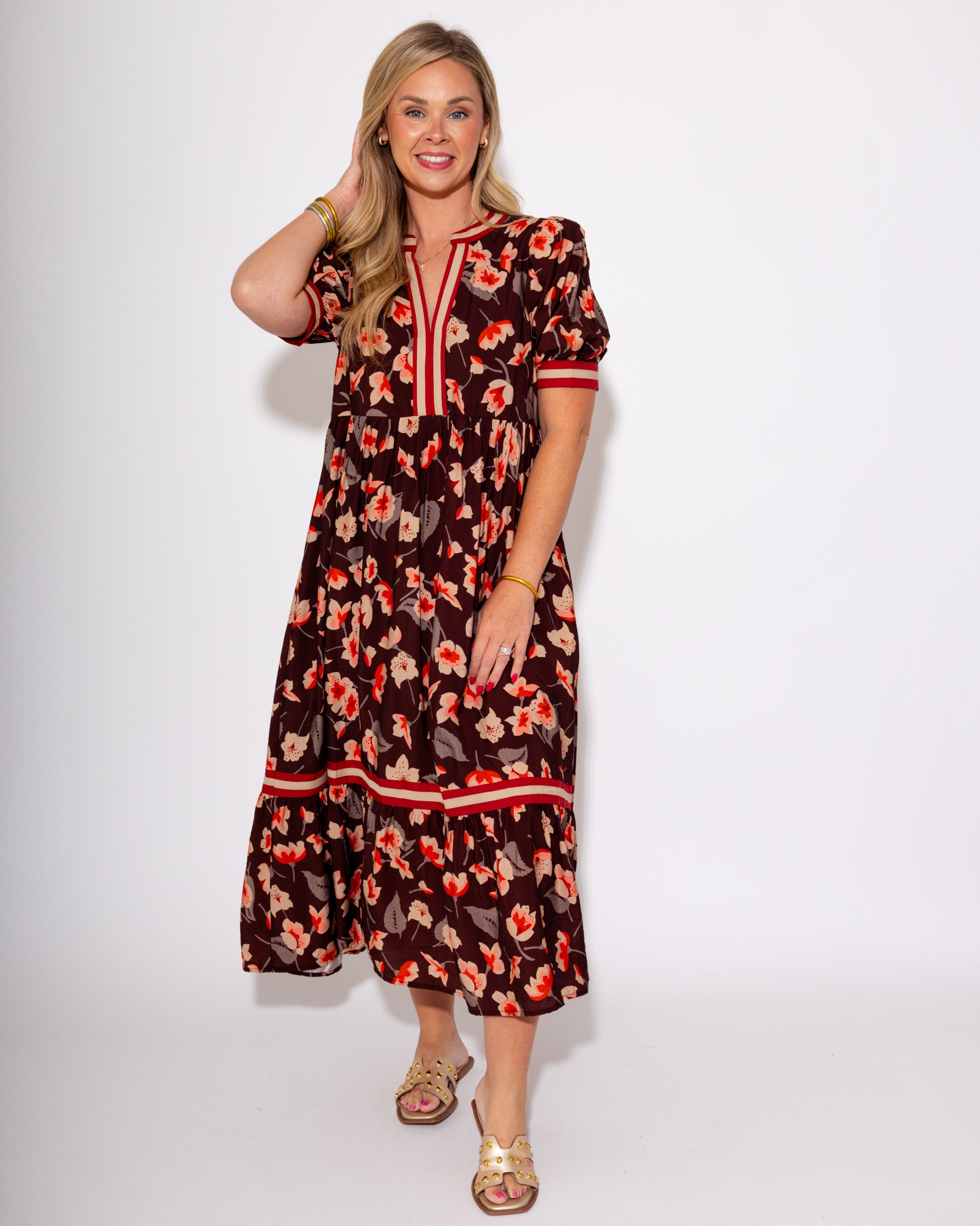 Falling for Florals Midi Dress