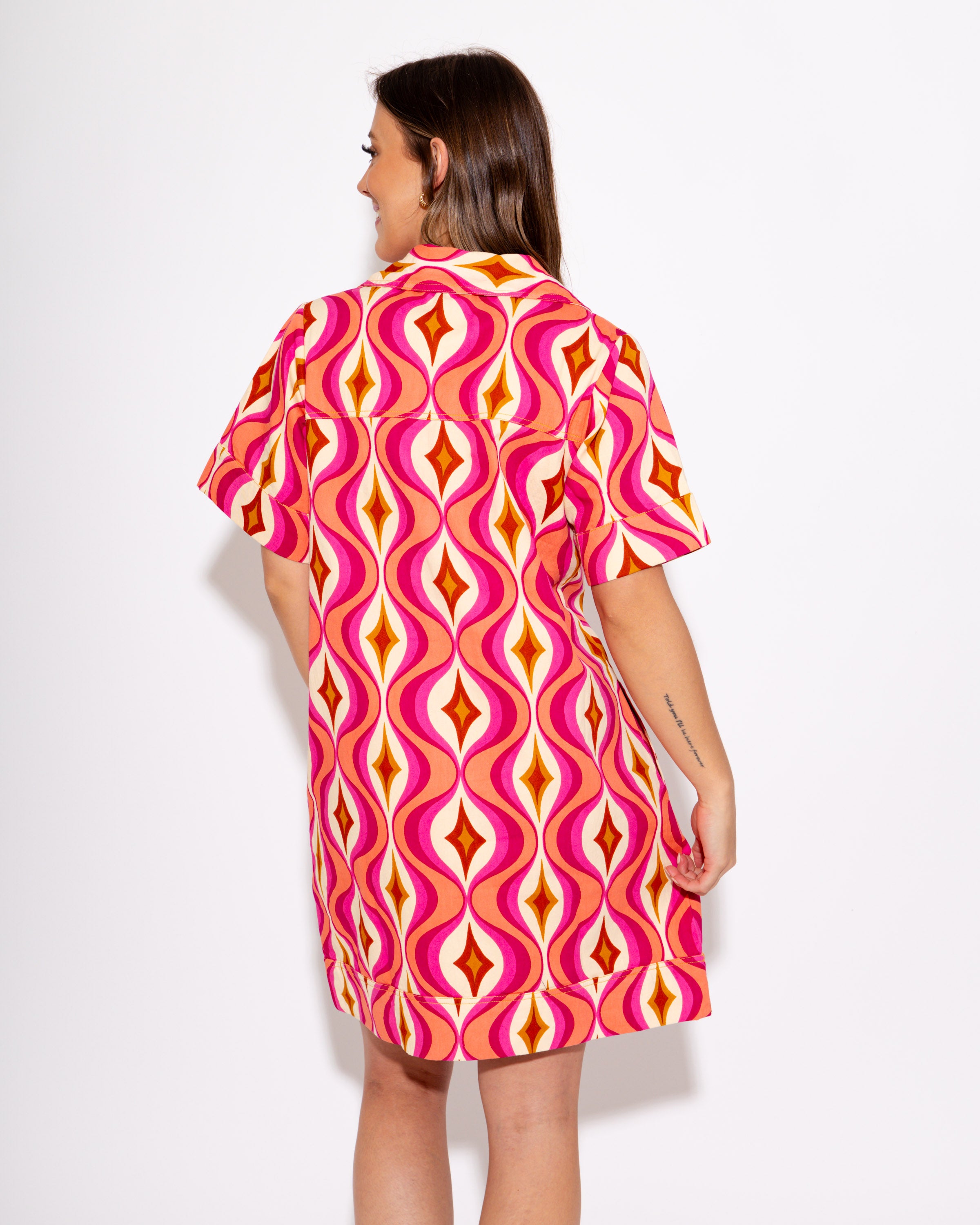 Ivy Jane I Pink Haze Popover Mini Dress