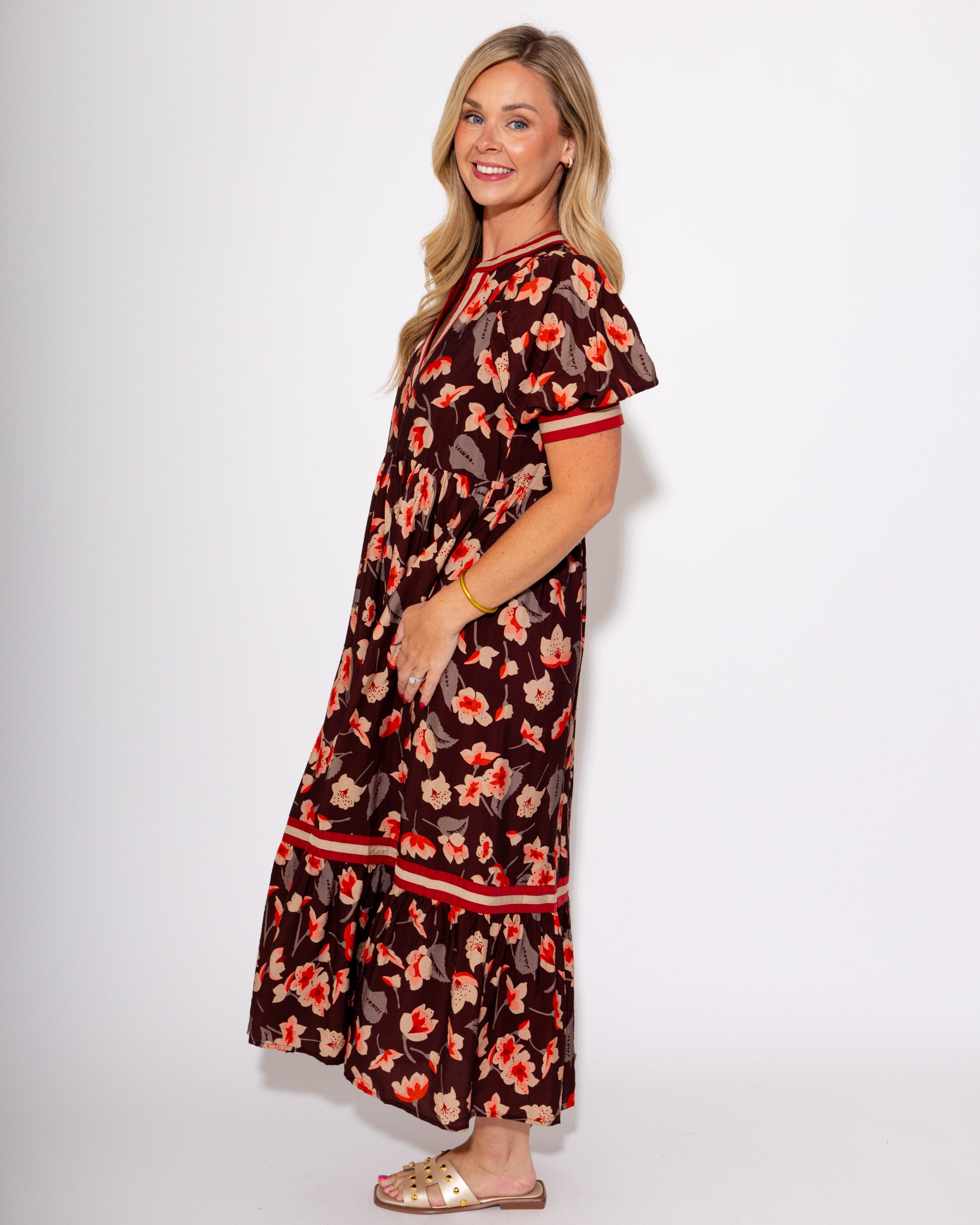 Falling for Florals Midi Dress