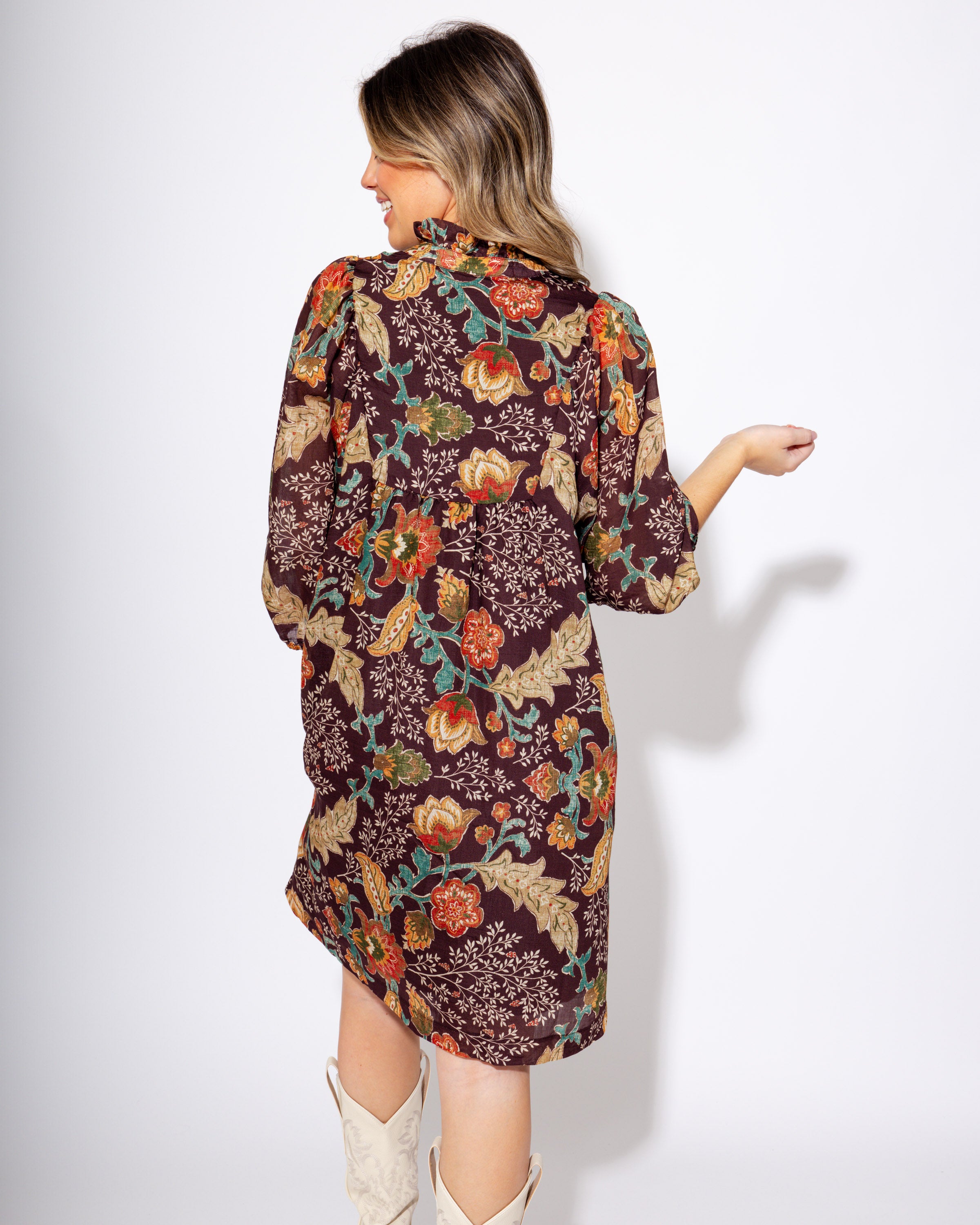 Falling for Florals Mini Dress