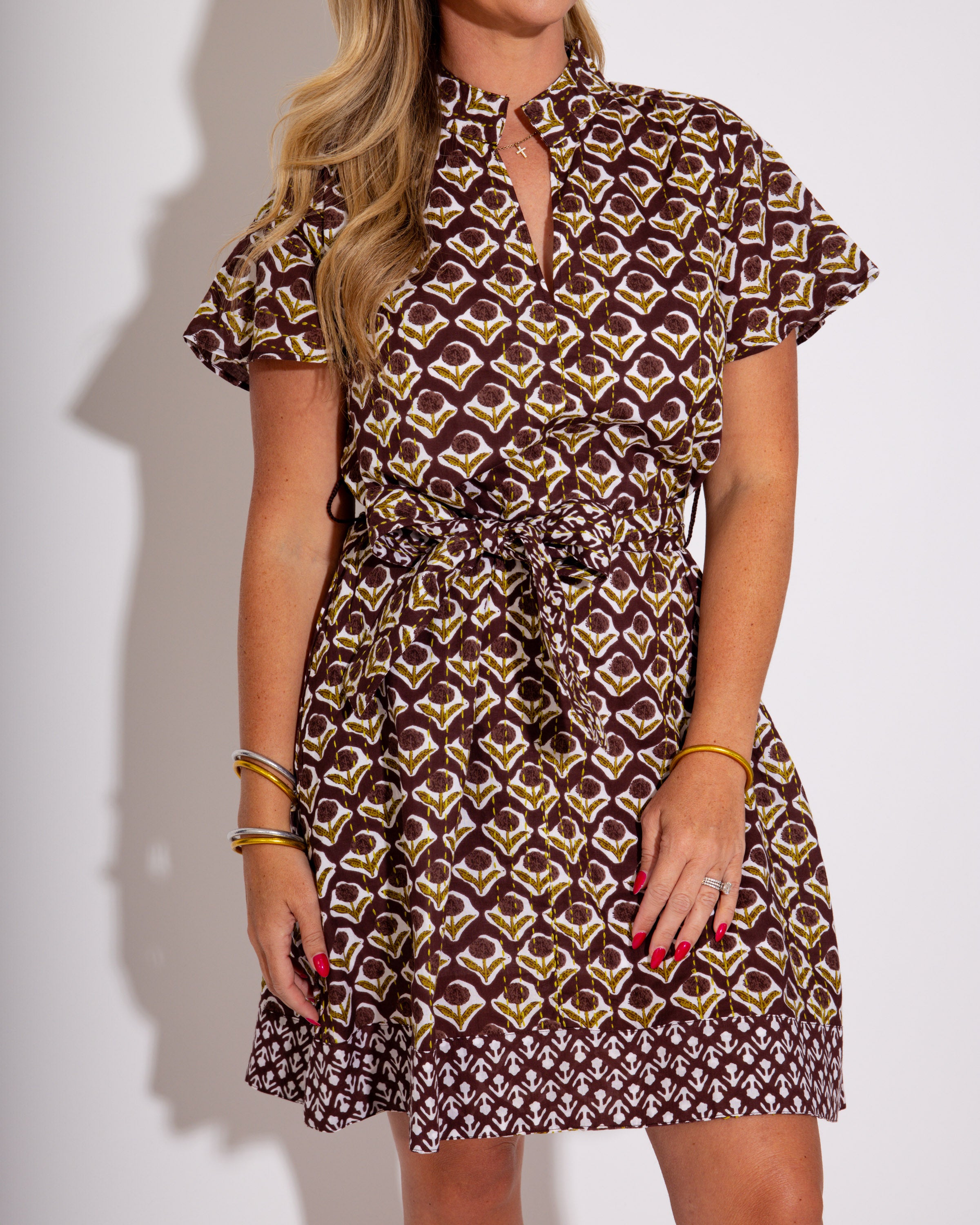 Ivy Jane I Kantha Stitched Dress