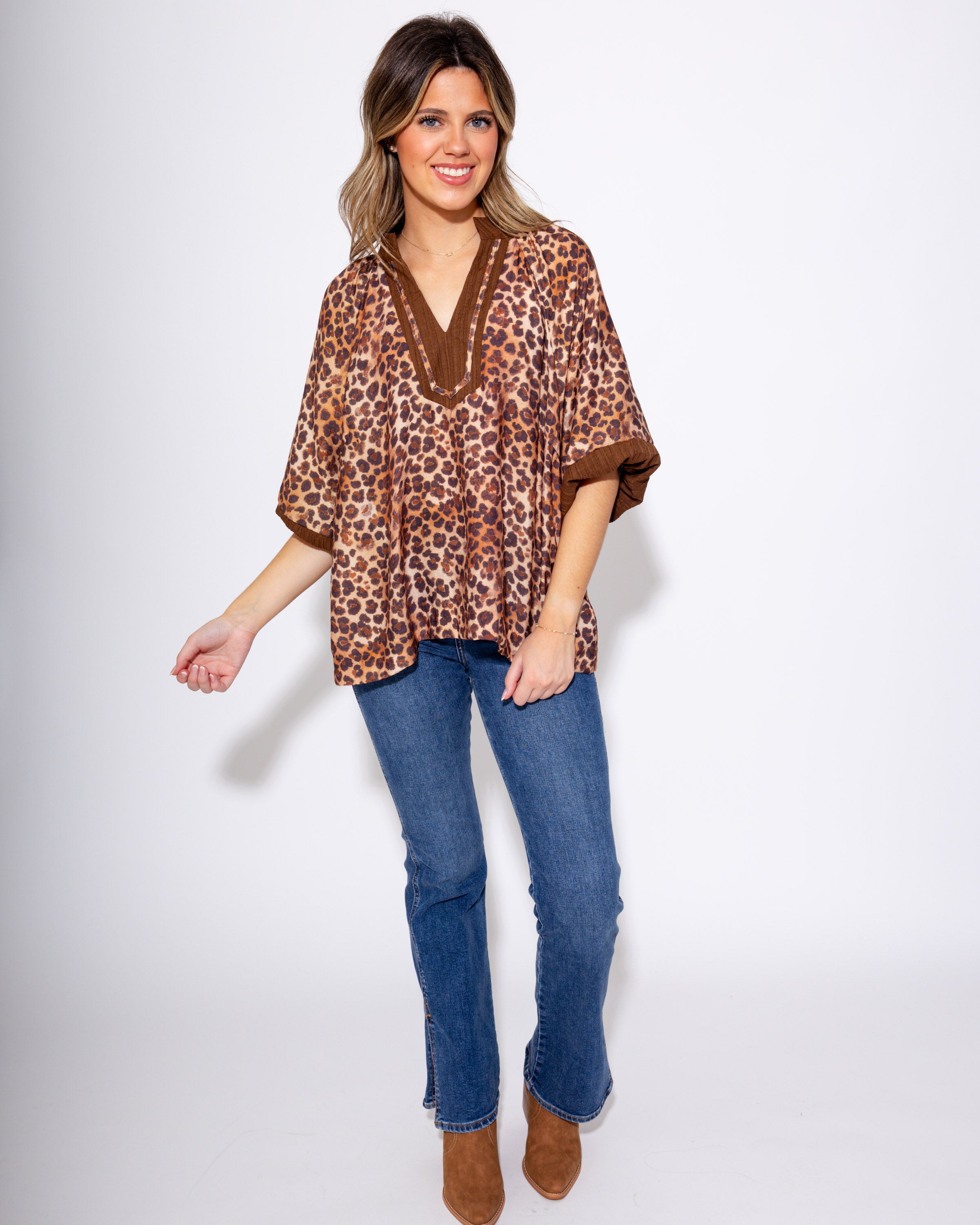 High Rise Bootcut with Side Slit Jeans in Dark