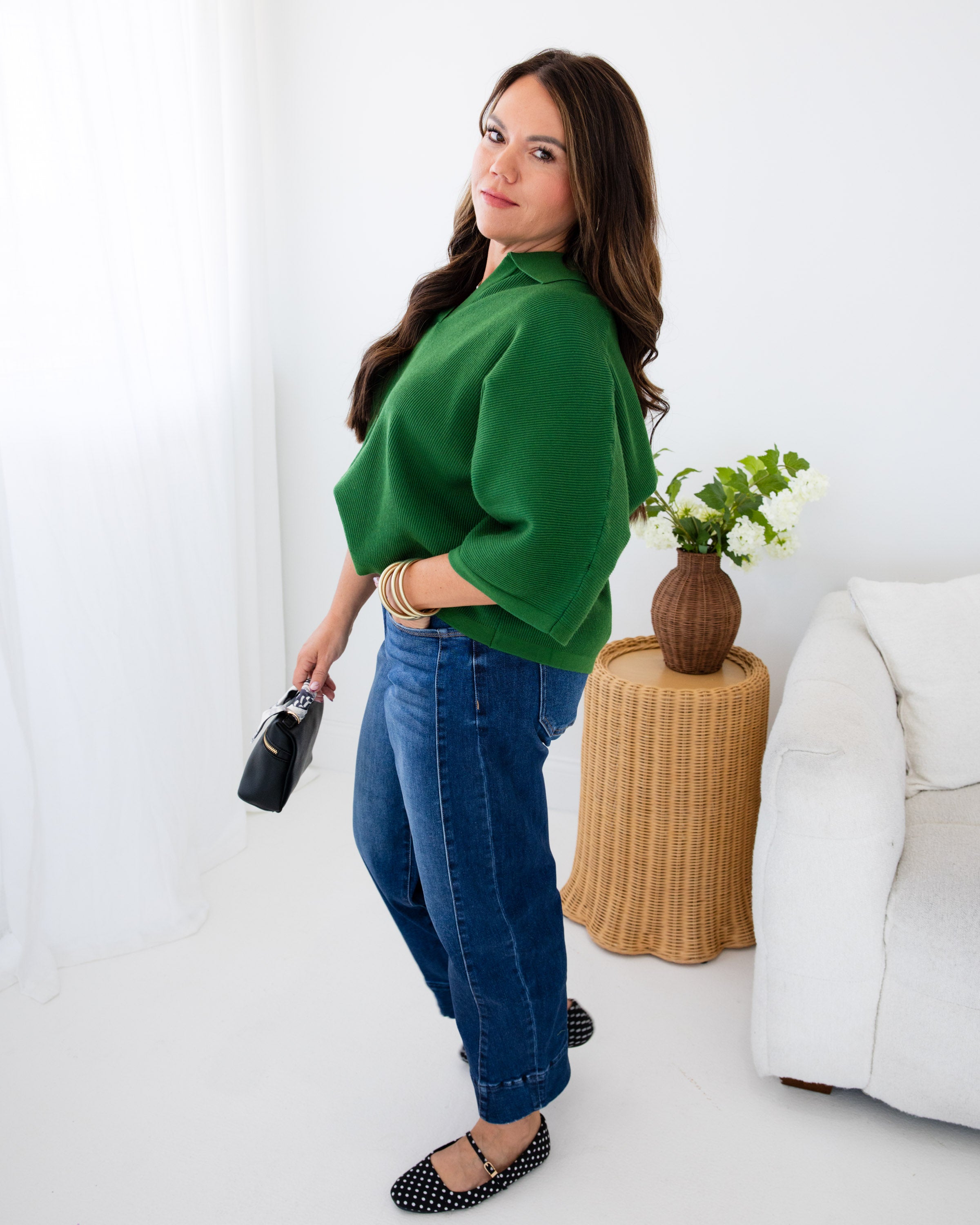 Risen | Slouchy Cropped Barrel Jeans