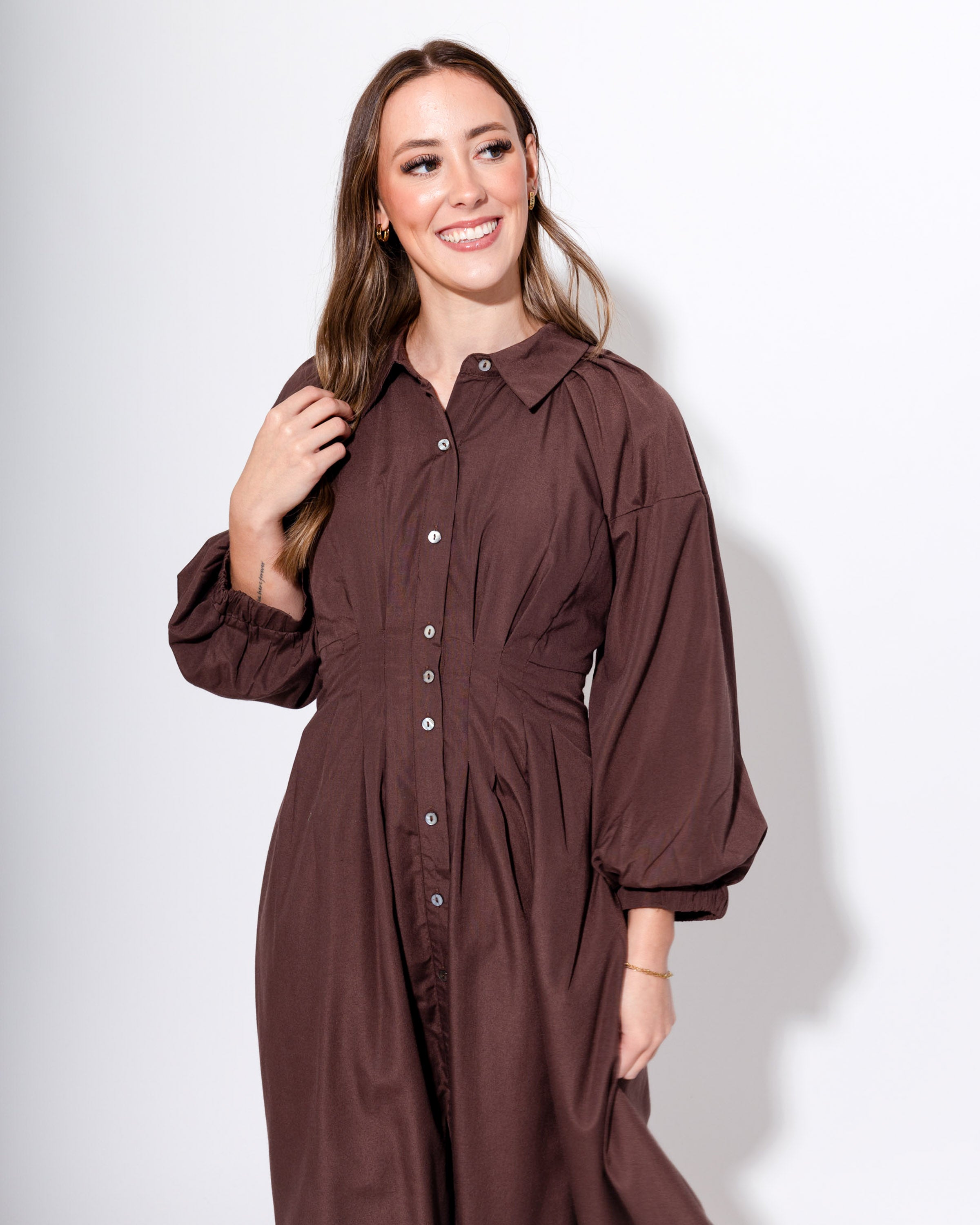 Everyday Elegance Pleated Midi