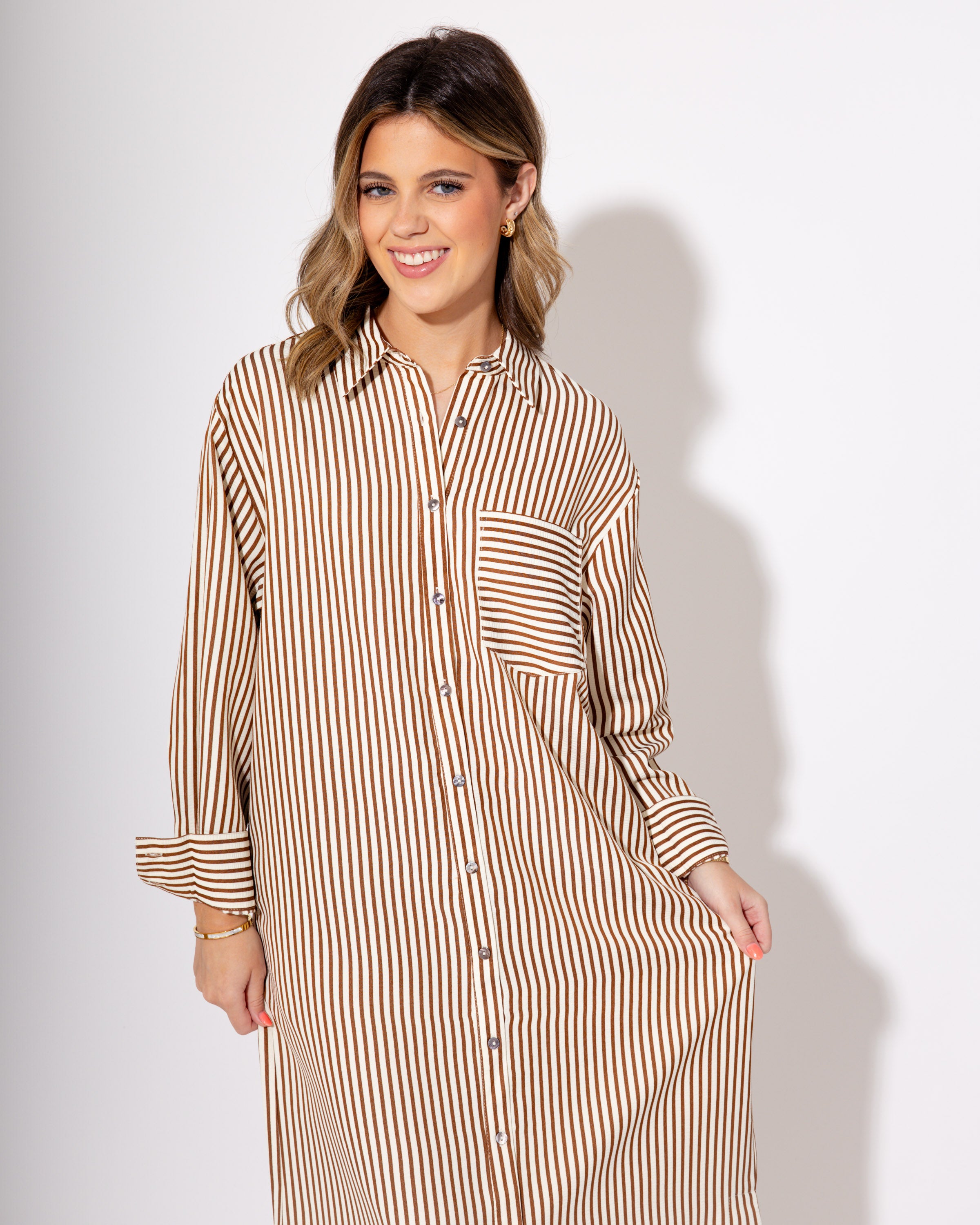 The Everyday Stripe Midi