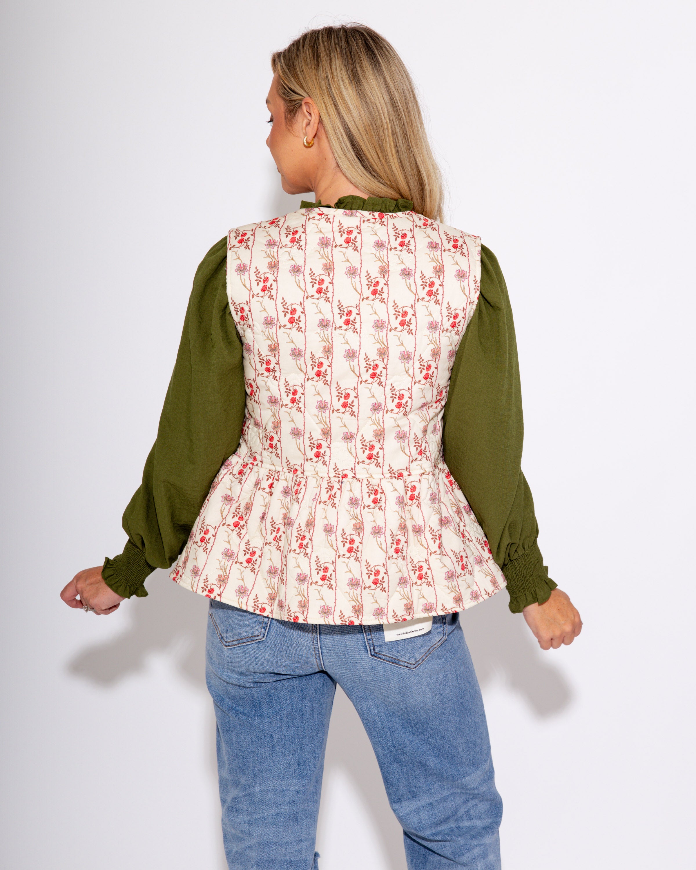 The Bloom & Bow Vest