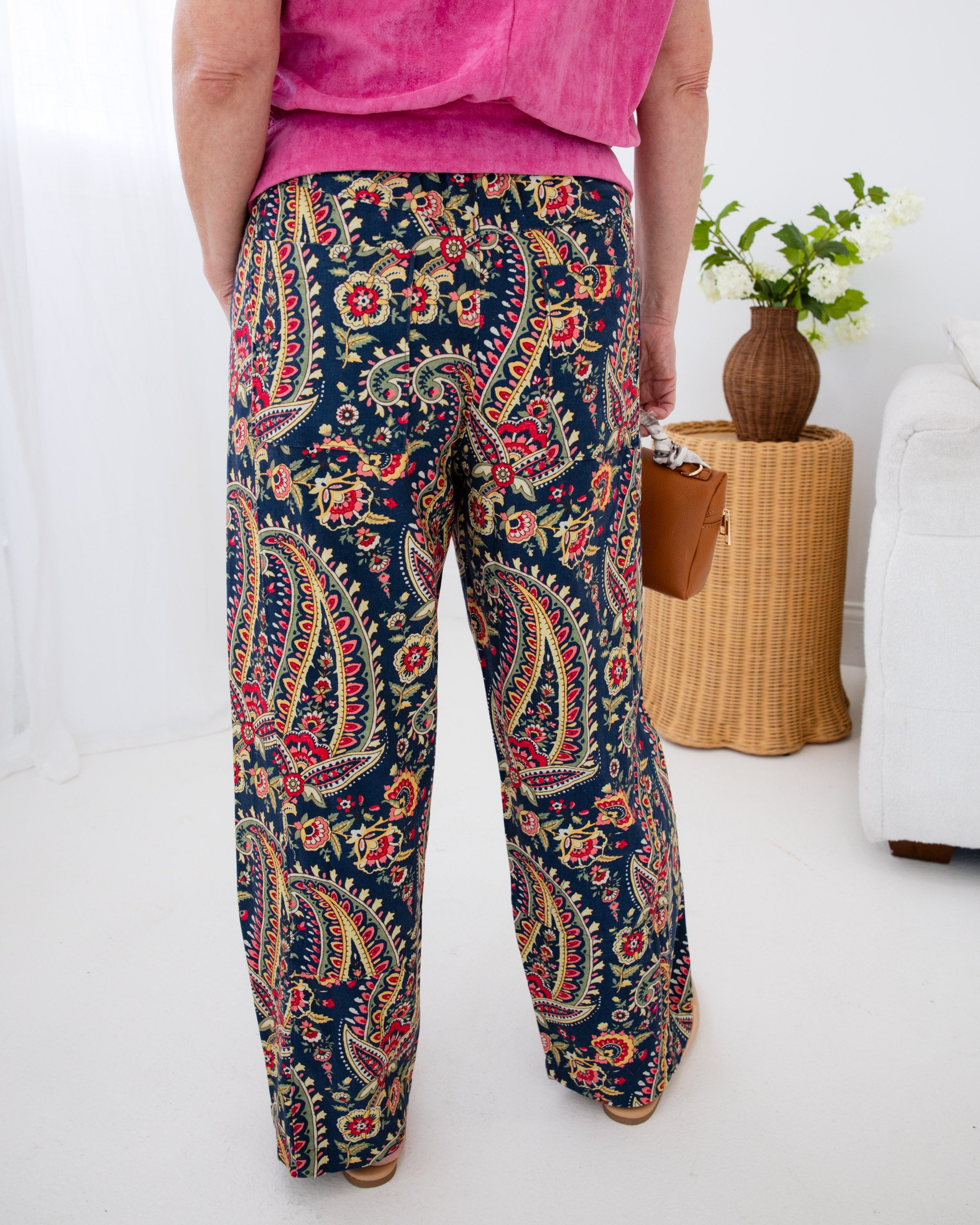 Ivy Jane | Paisley Barrel Pant