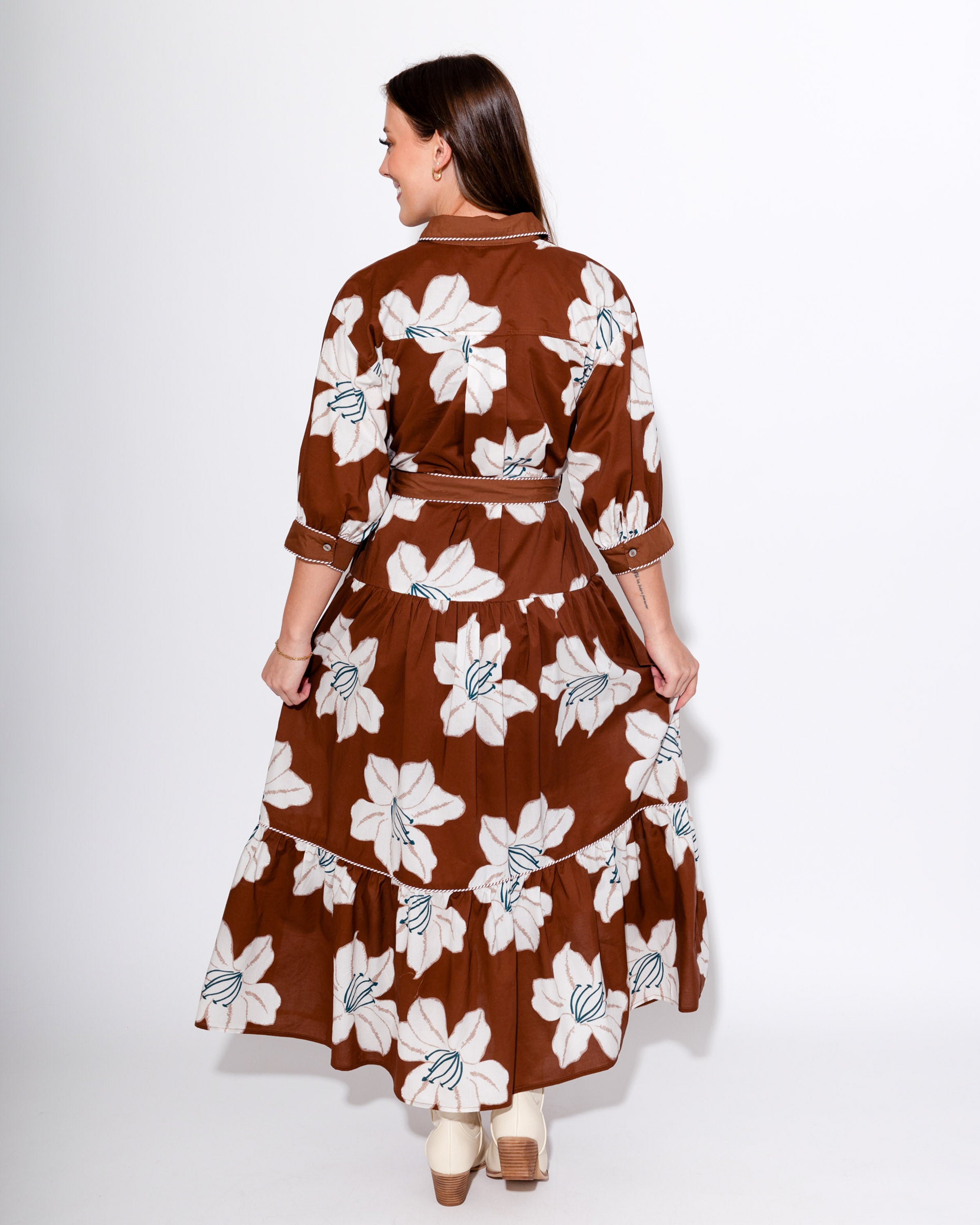 Timeless Blooms Midi Dress