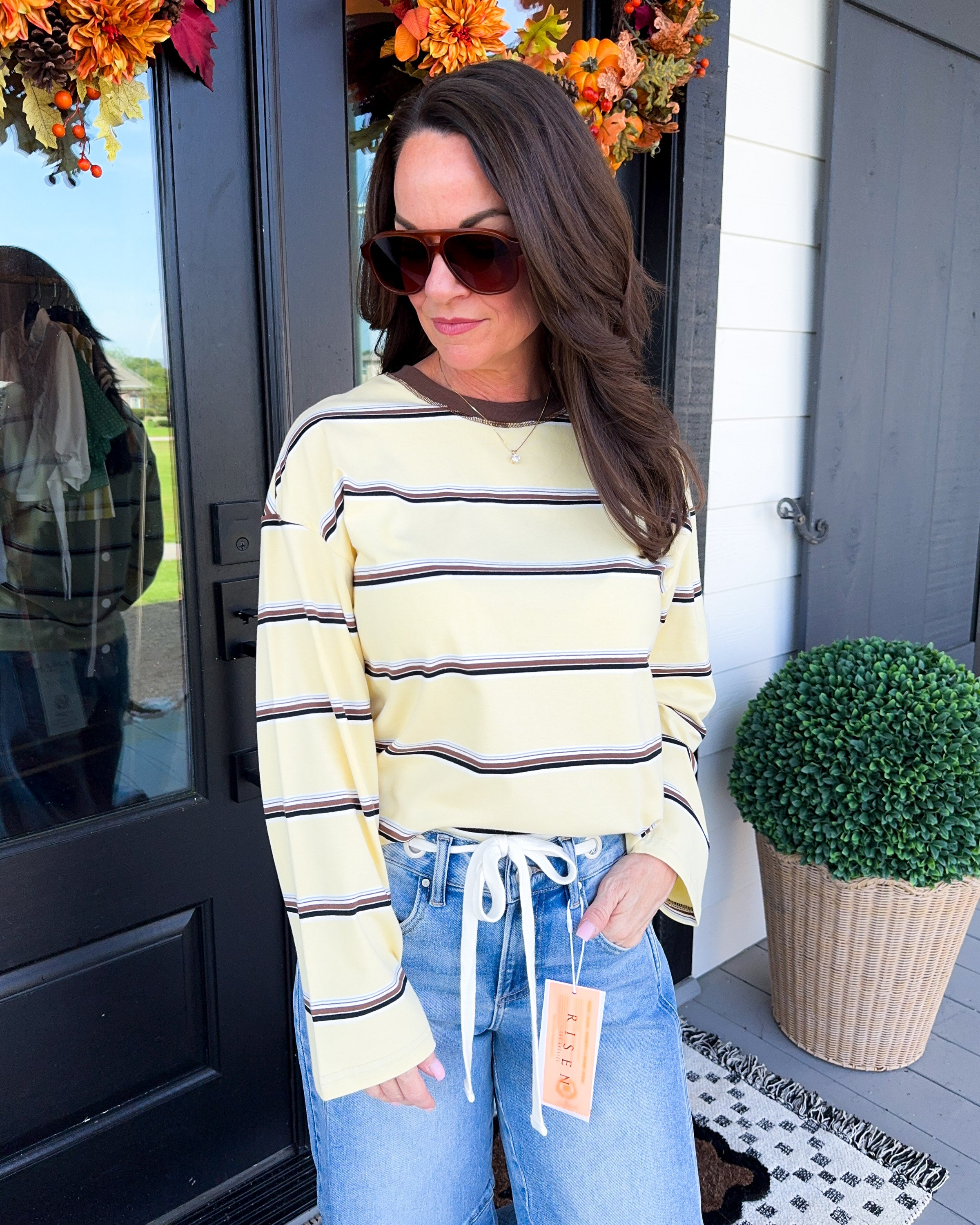 Striped Long Sleeve Tee