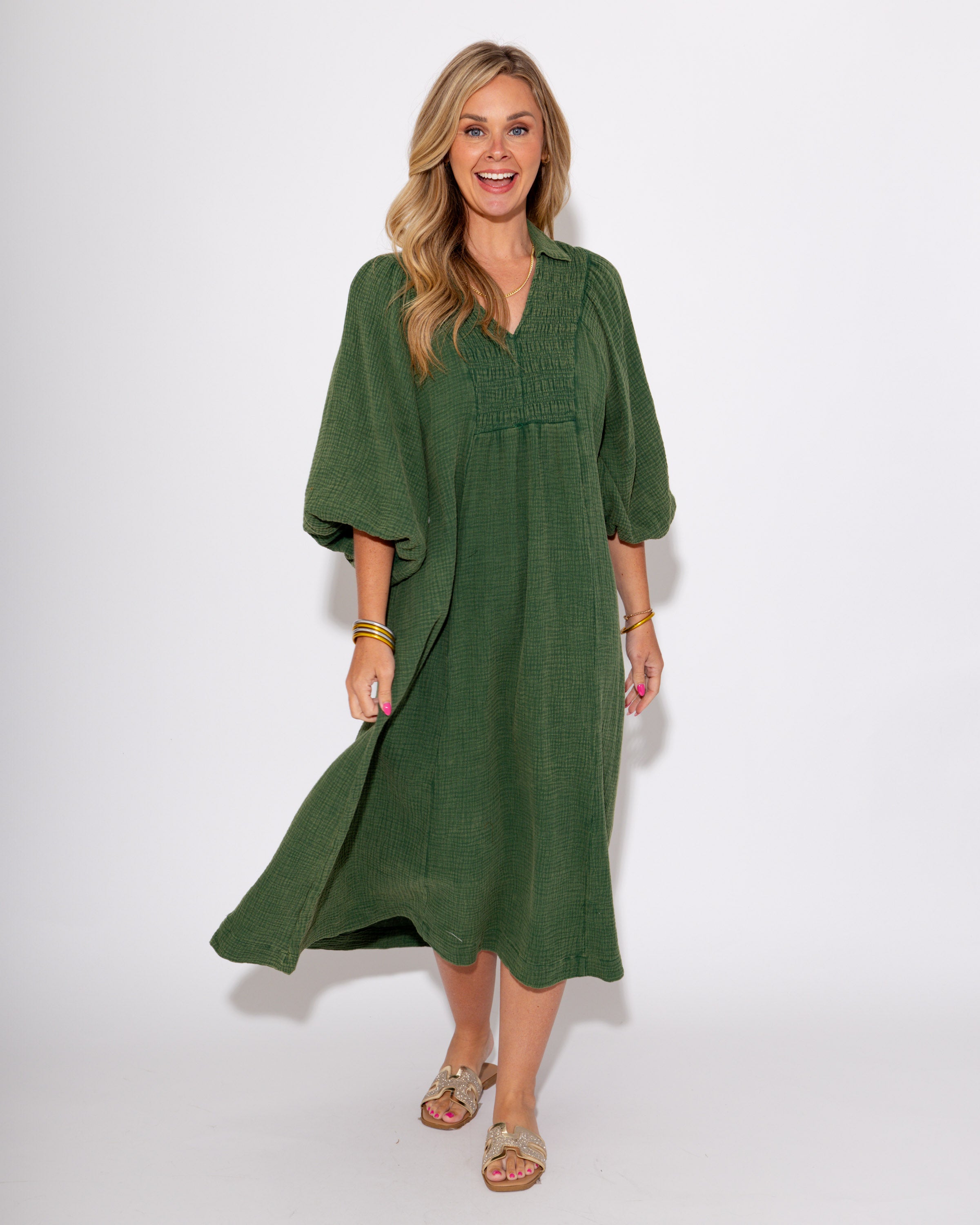 The Olive & Ease Midi Dress