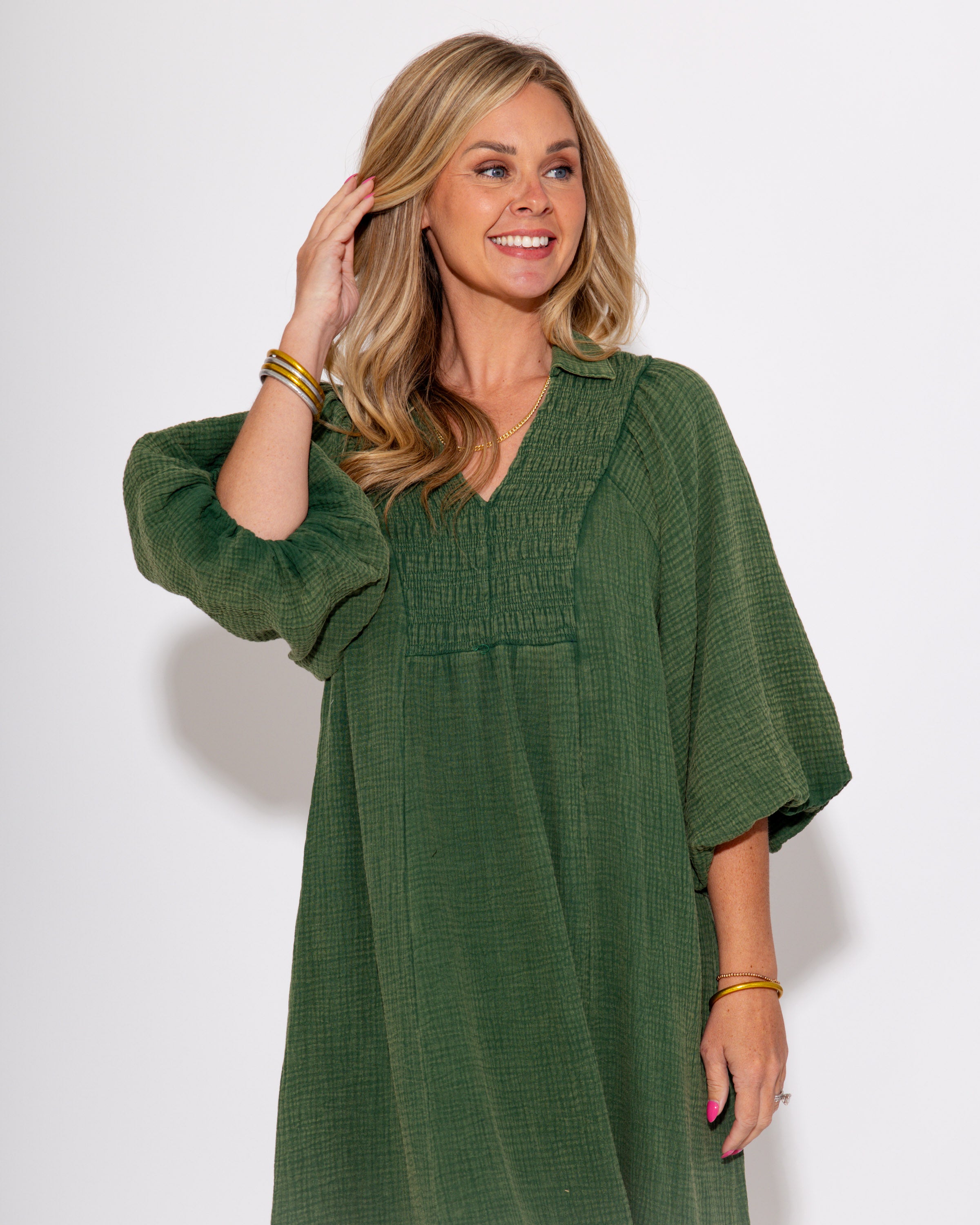 The Olive & Ease Midi Dress