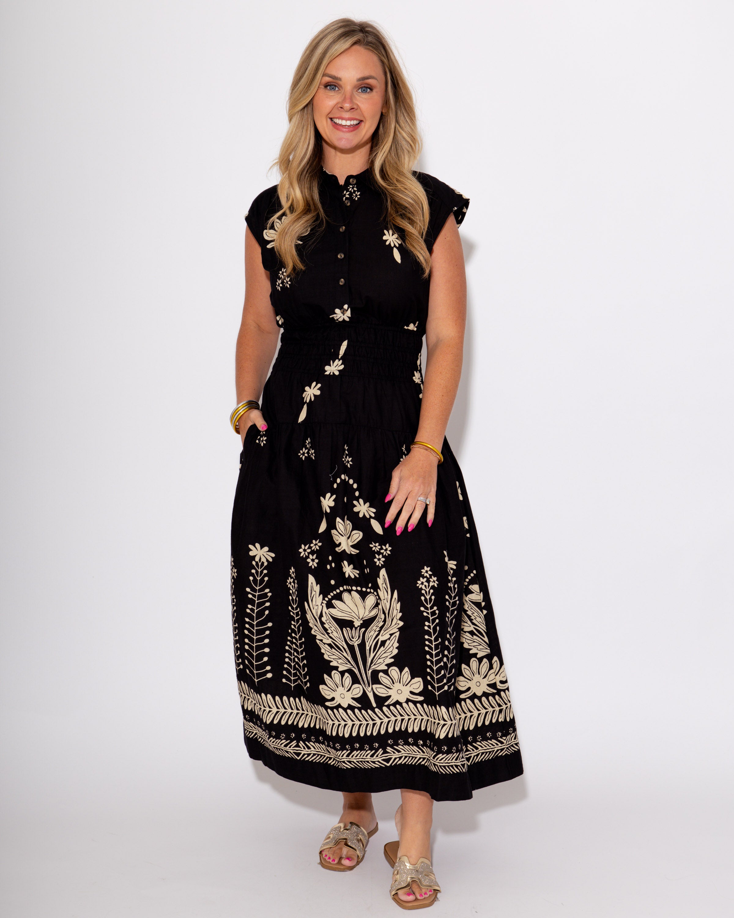 Ivy Jane | Midnight Edge Meadow Midi