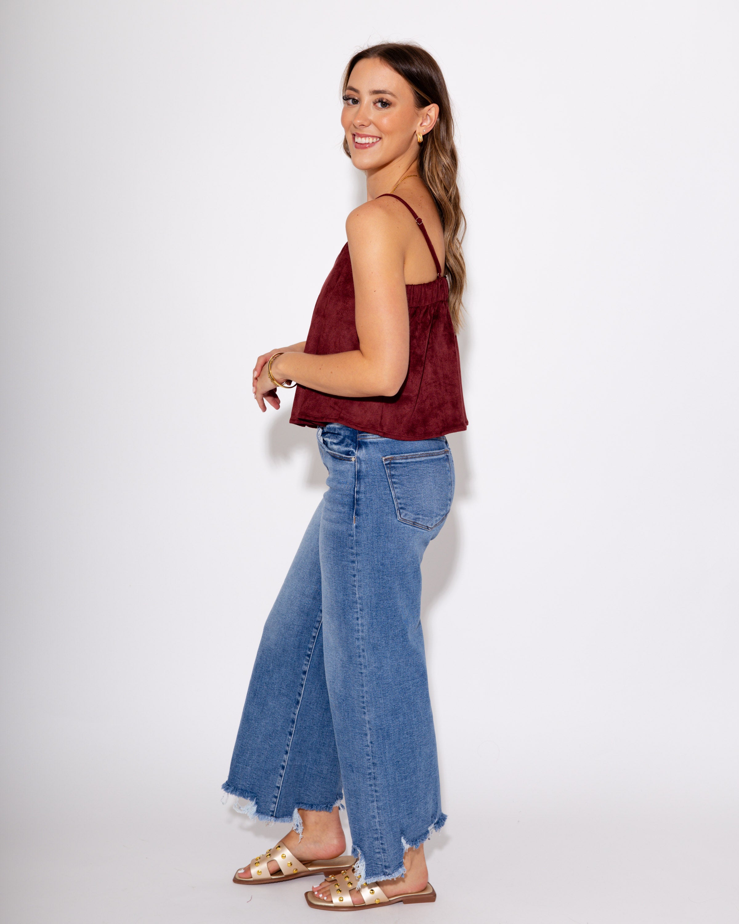 The Pleated Luxe Tank