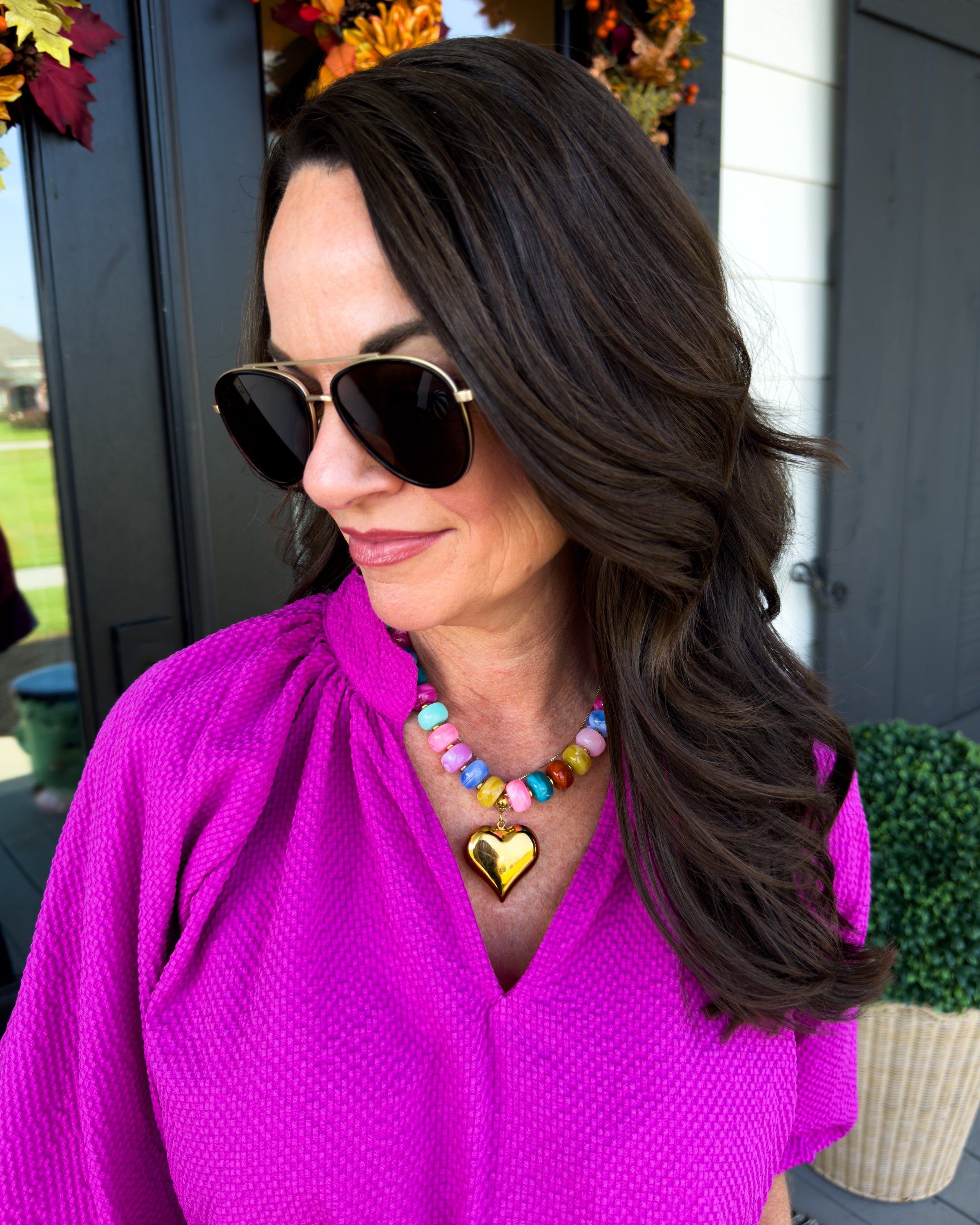 Colorful Heart Necklace