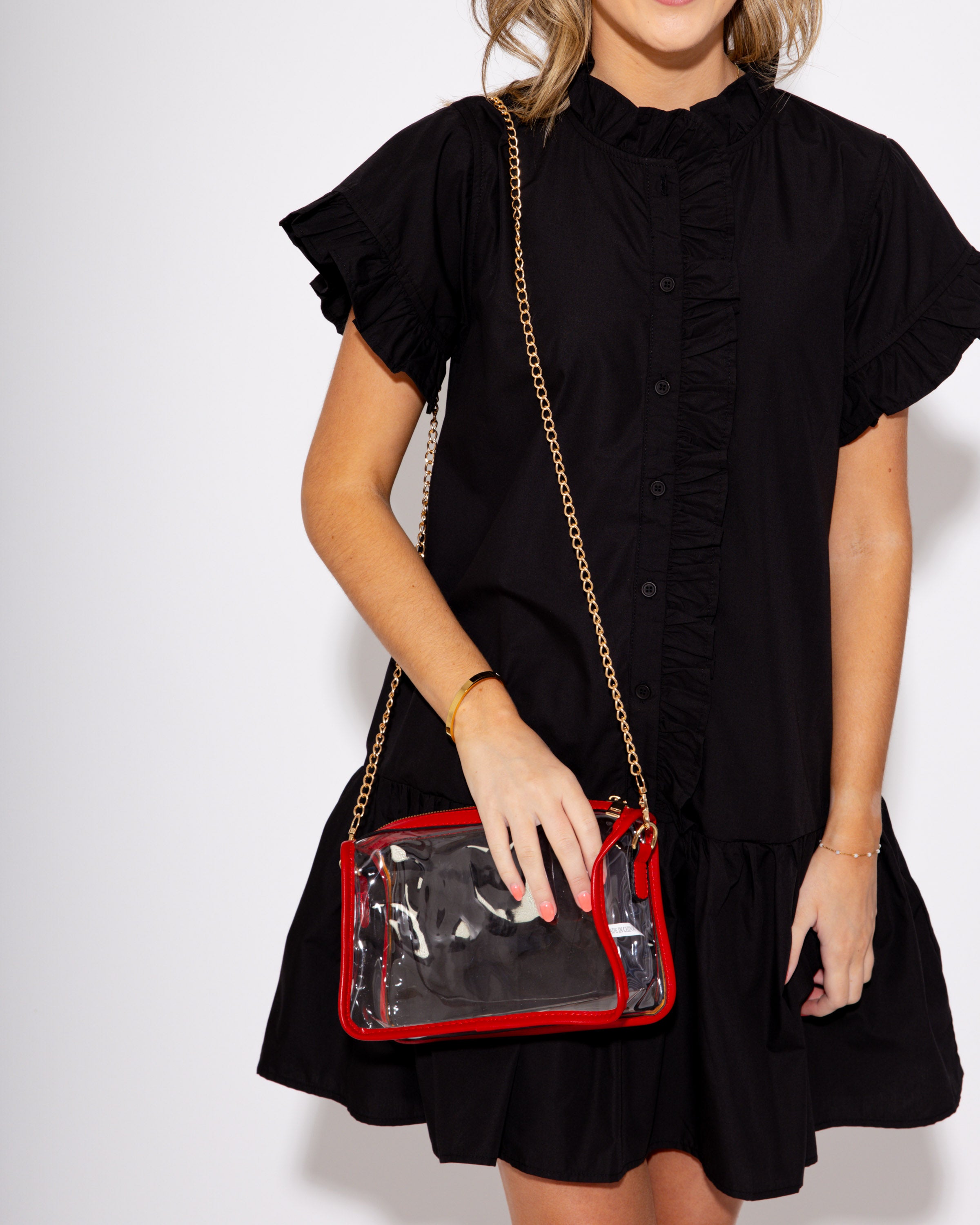 The Stadium Star Clear Bag in Red