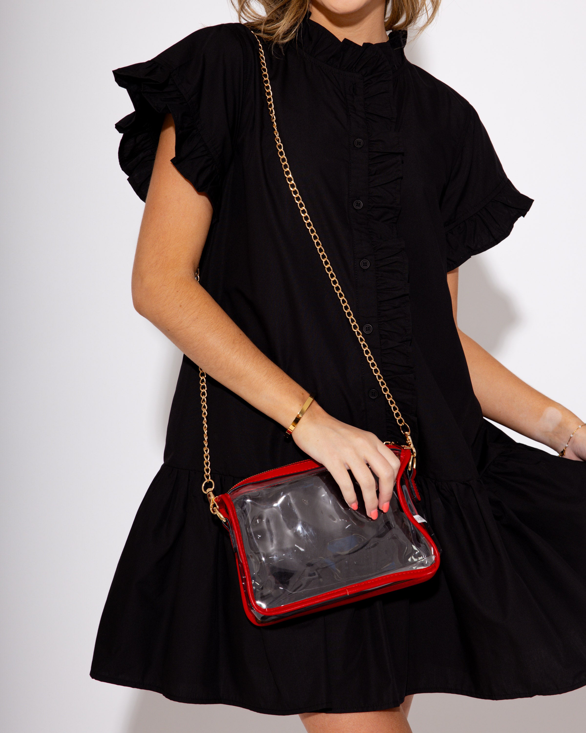 The Stadium Star Clear Bag in Red