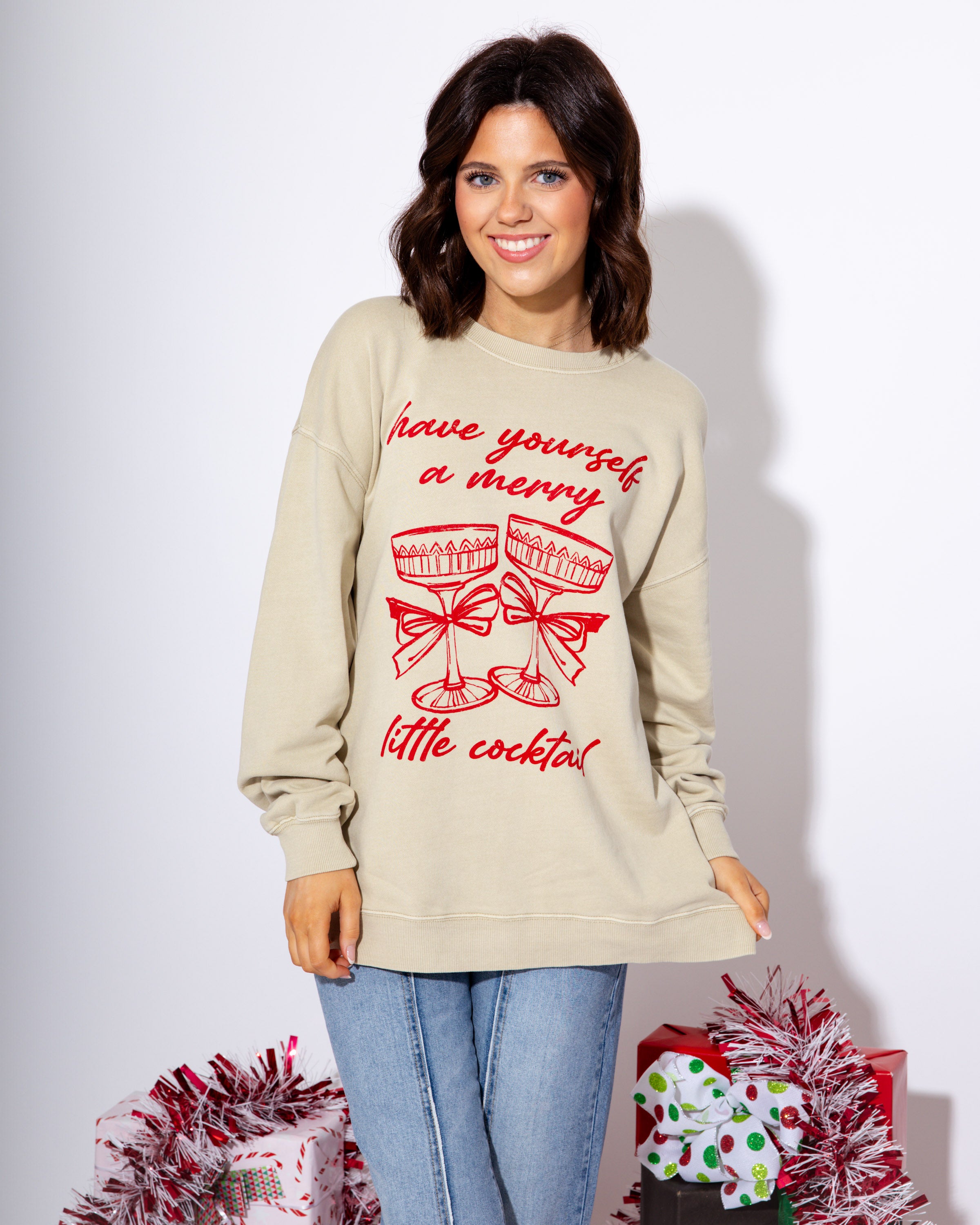 Have Yourself a Merry Little Cocktail Sweatshirt