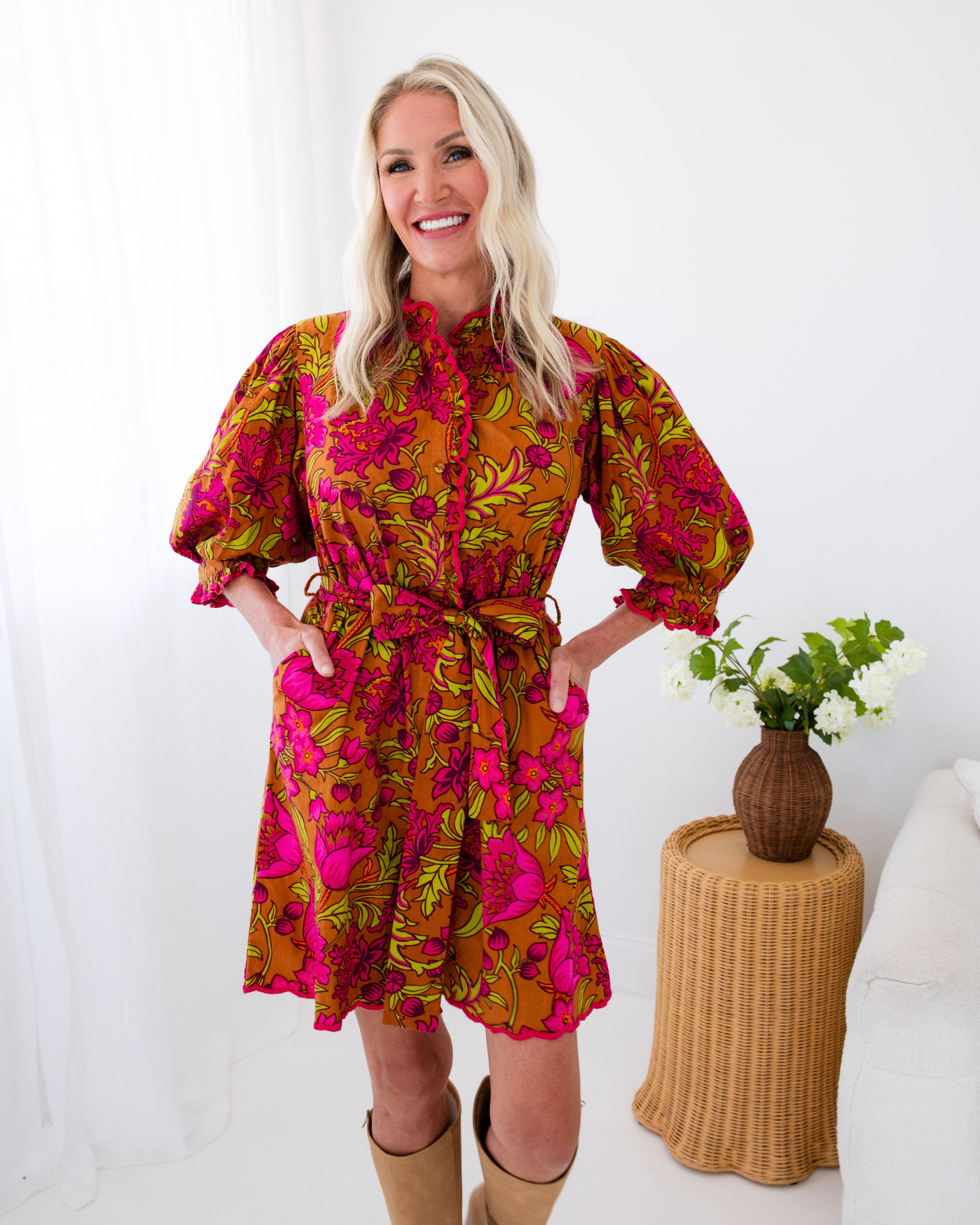 Ivy Jane | Tucked Front Aline Dress