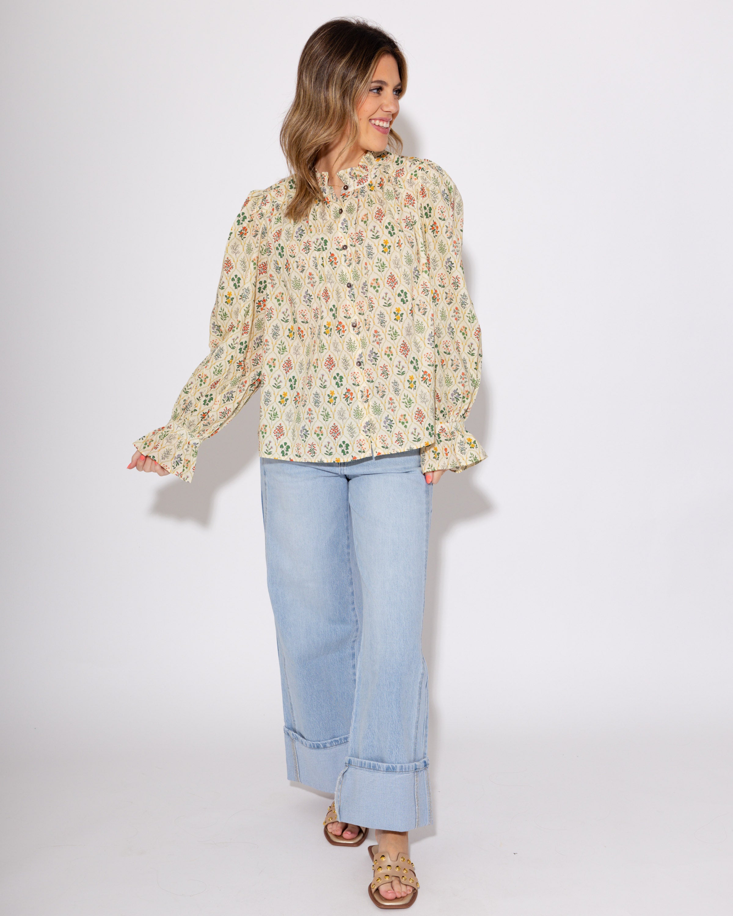 Garden Party Puff Sleeve Top