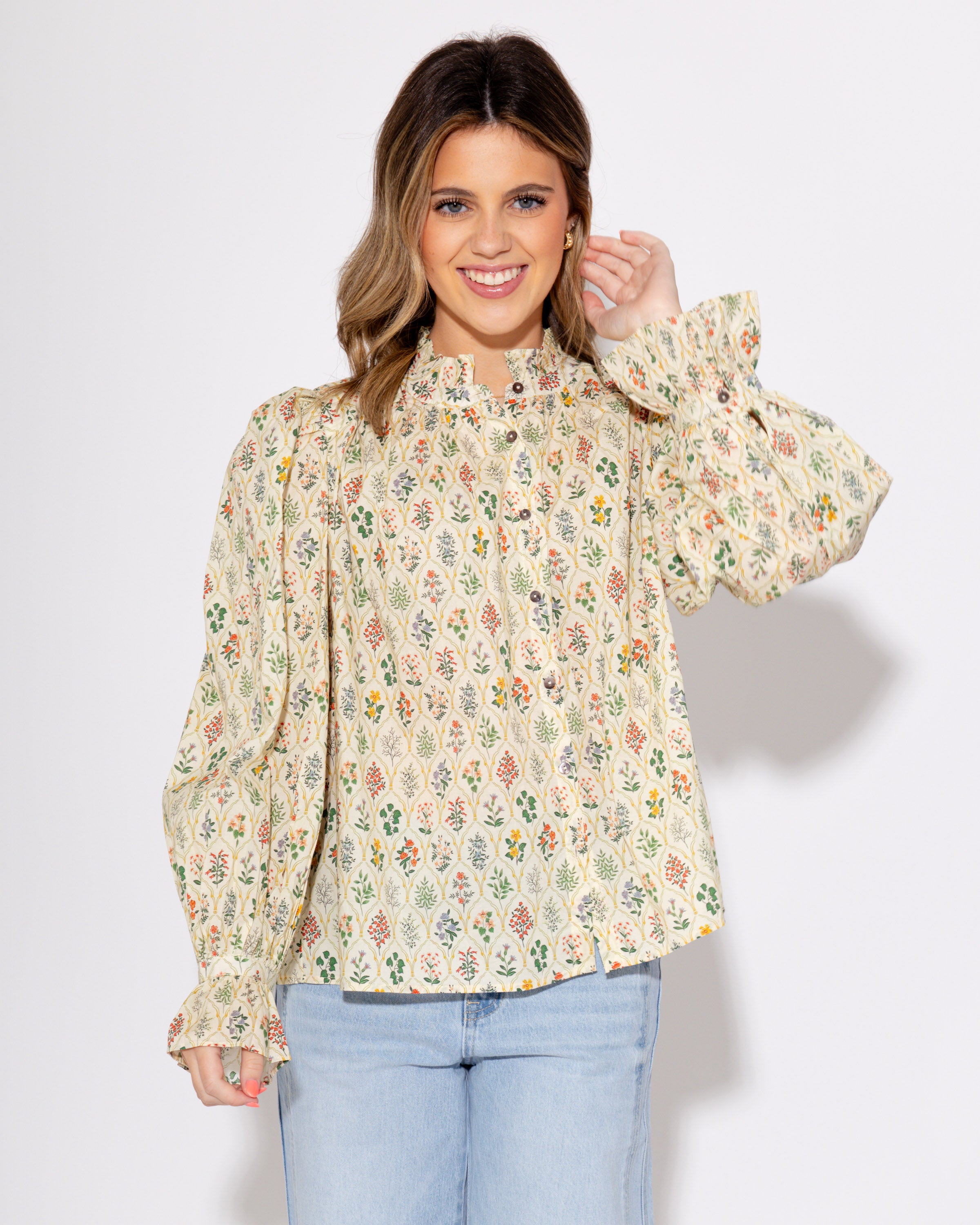 Garden Party Puff Sleeve Top