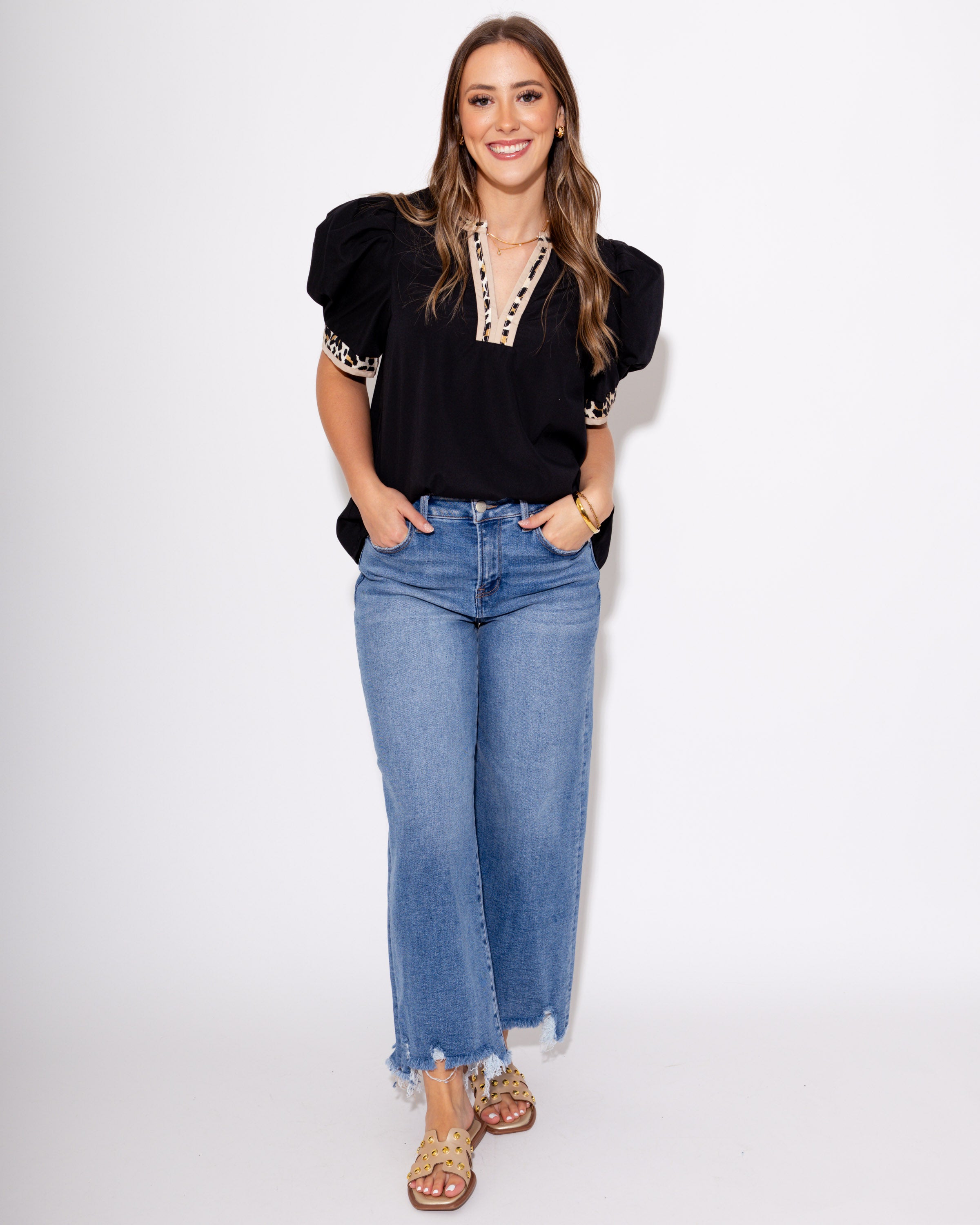 Barely Wild Top in Black