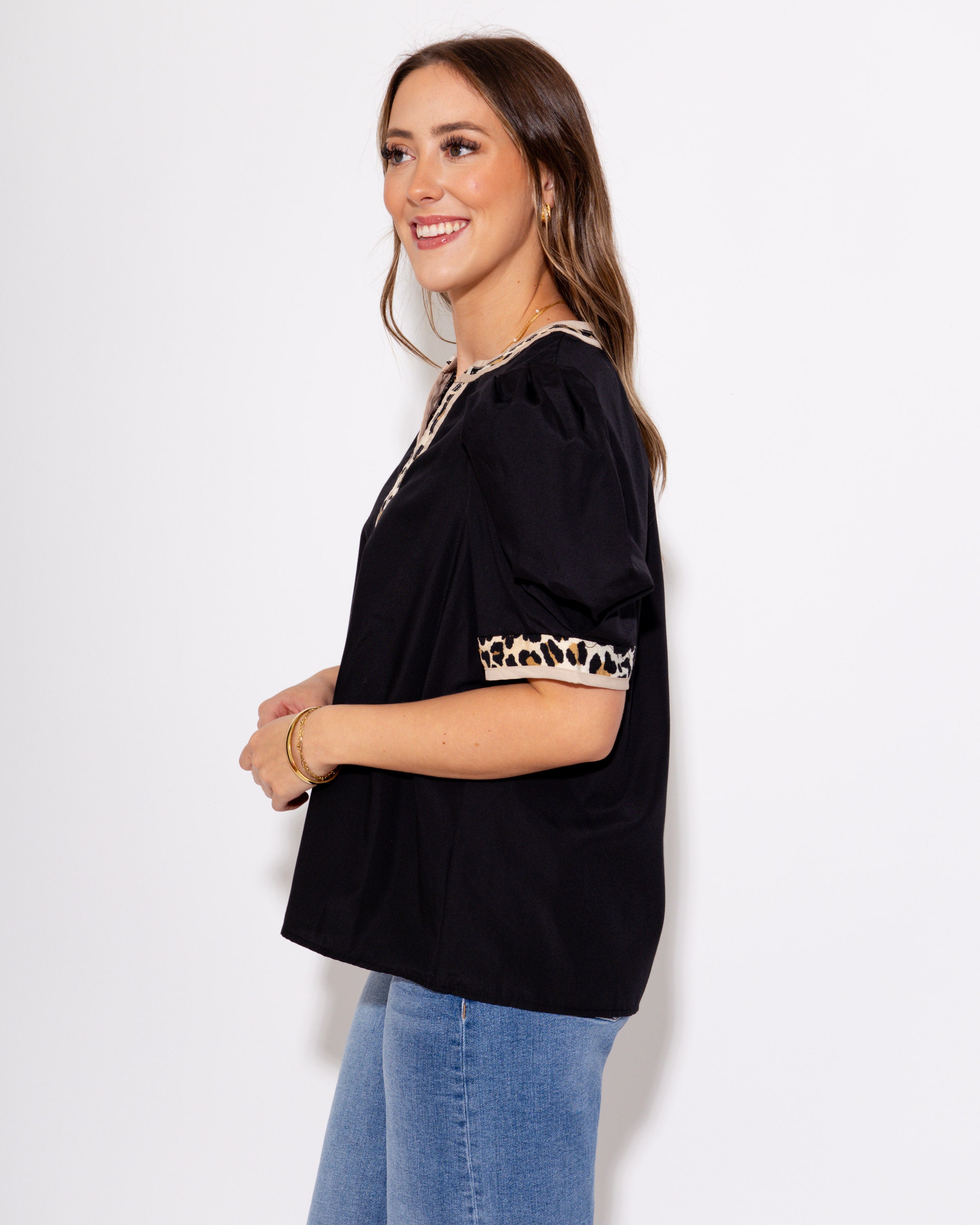 Barely Wild Top in Black