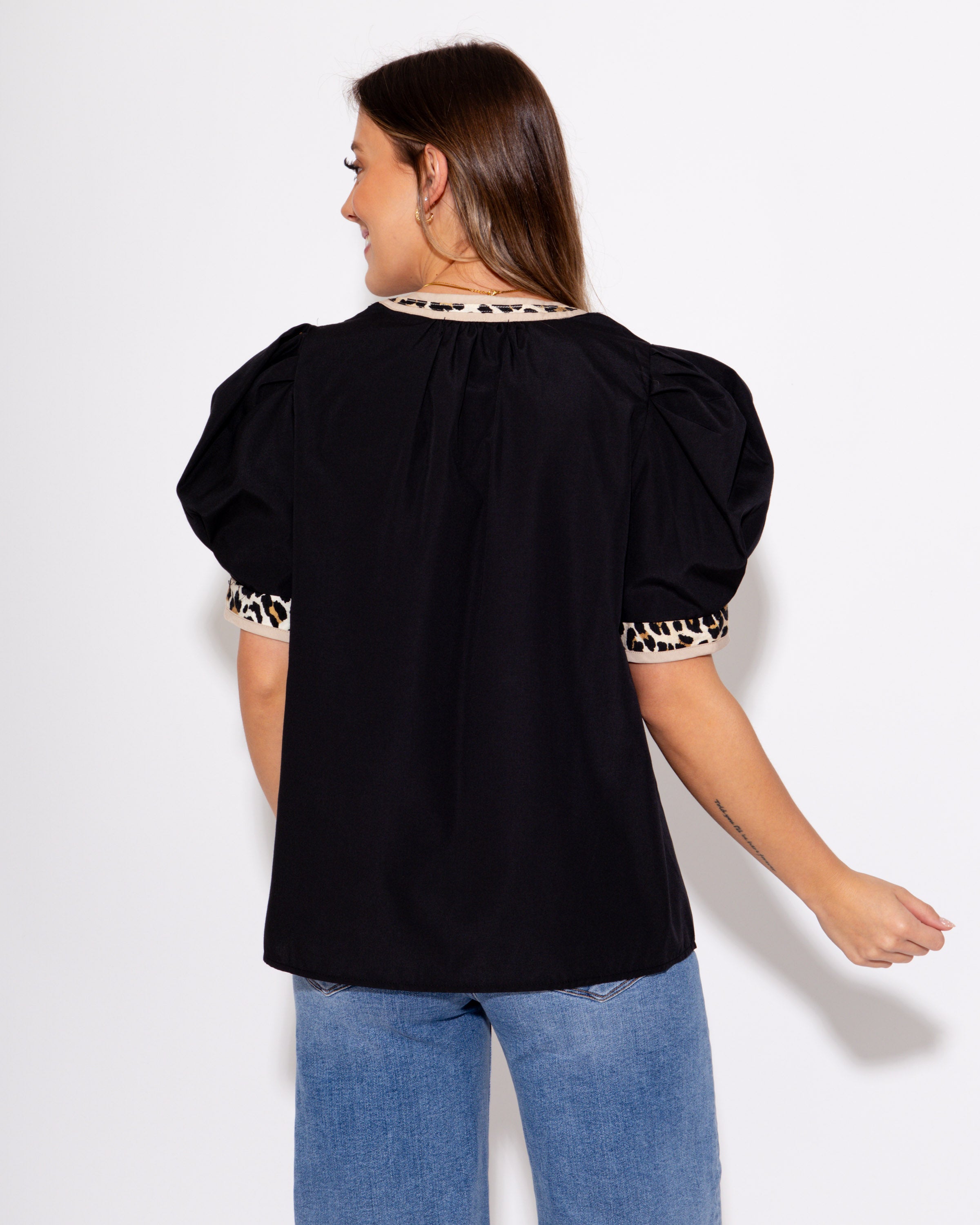 Barely Wild Top in Black