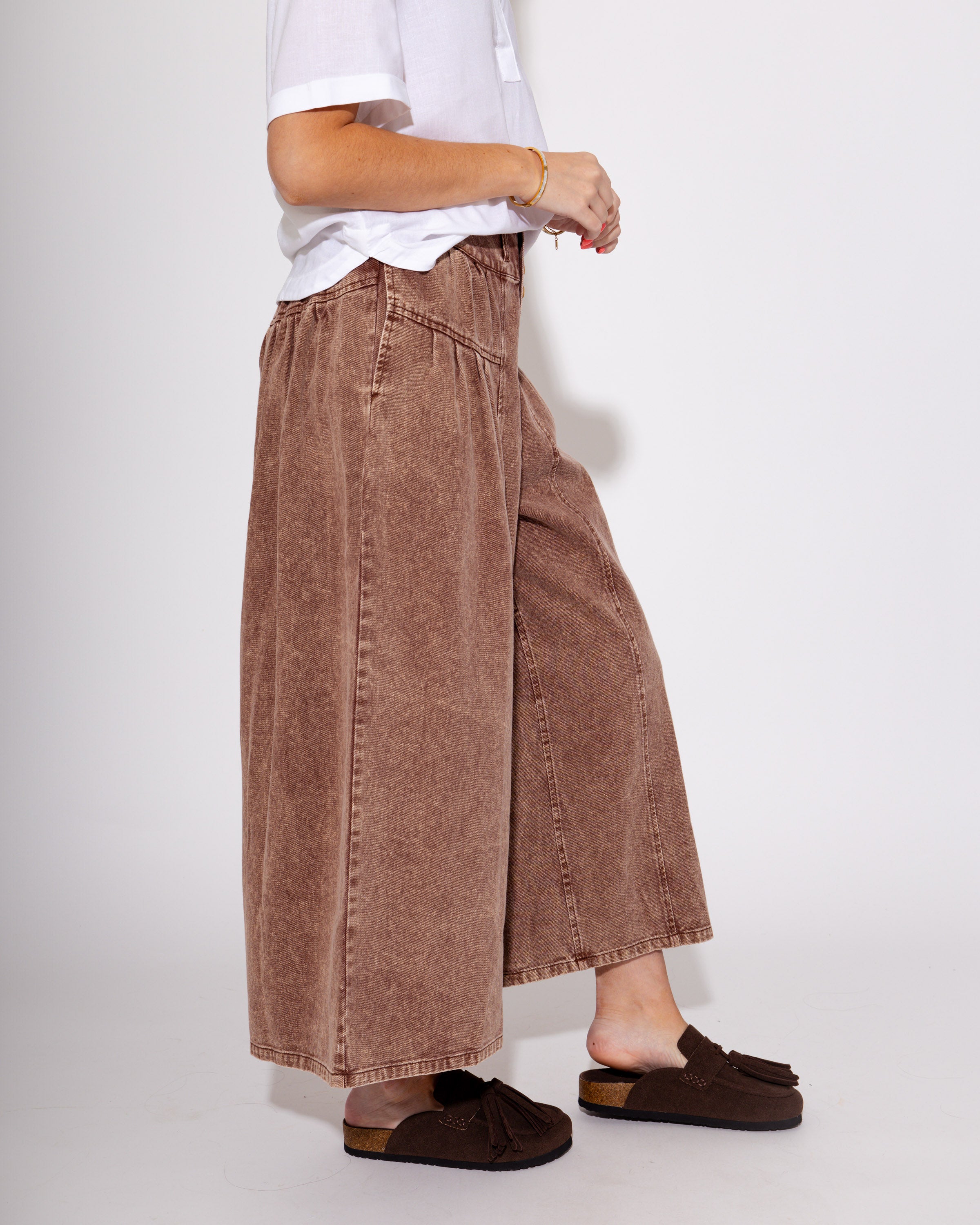 Polished in Pleats Wide Leg Pants