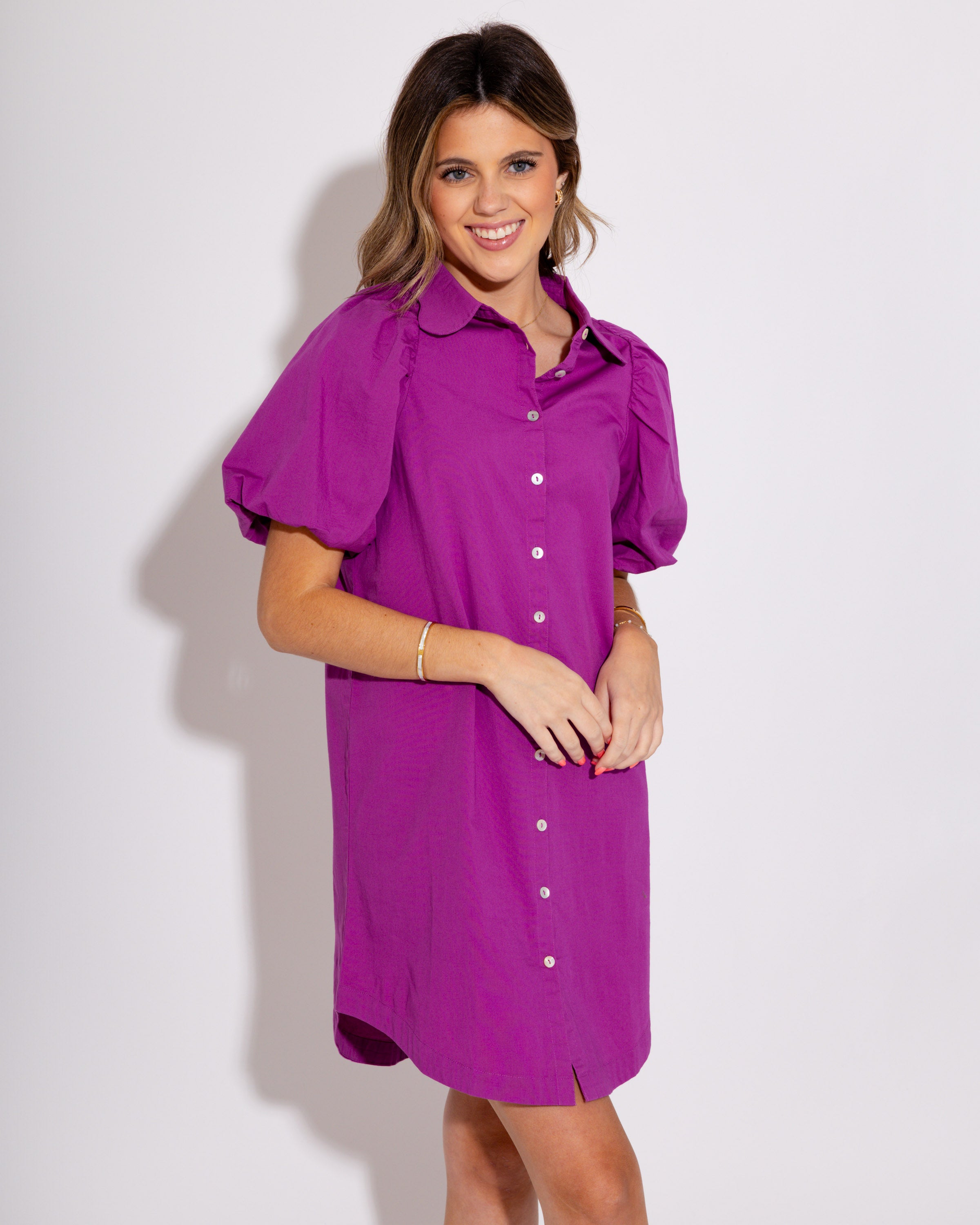 Jude Connally | Lovey Dress in Amethyst