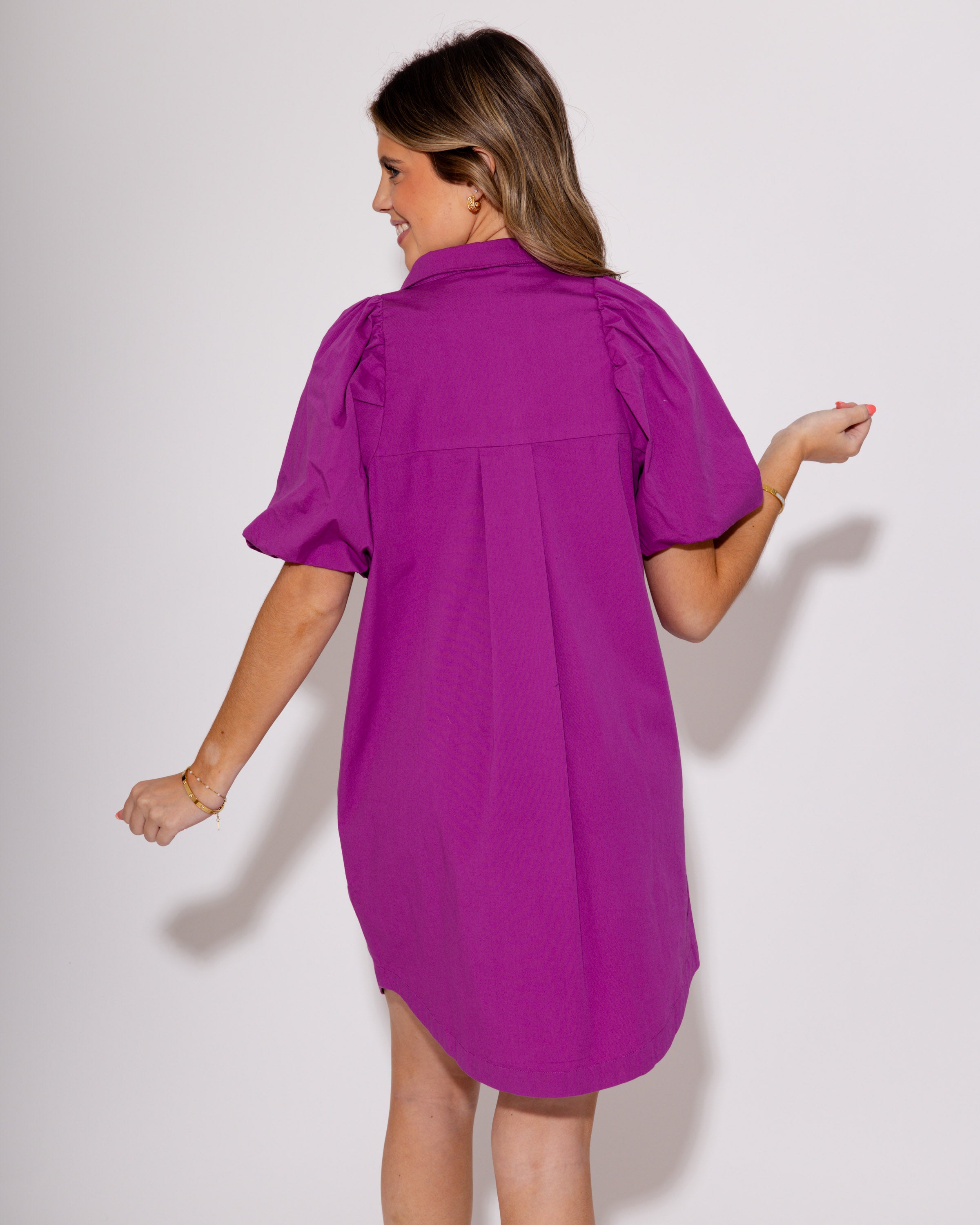 Jude Connally | Lovey Dress in Amethyst