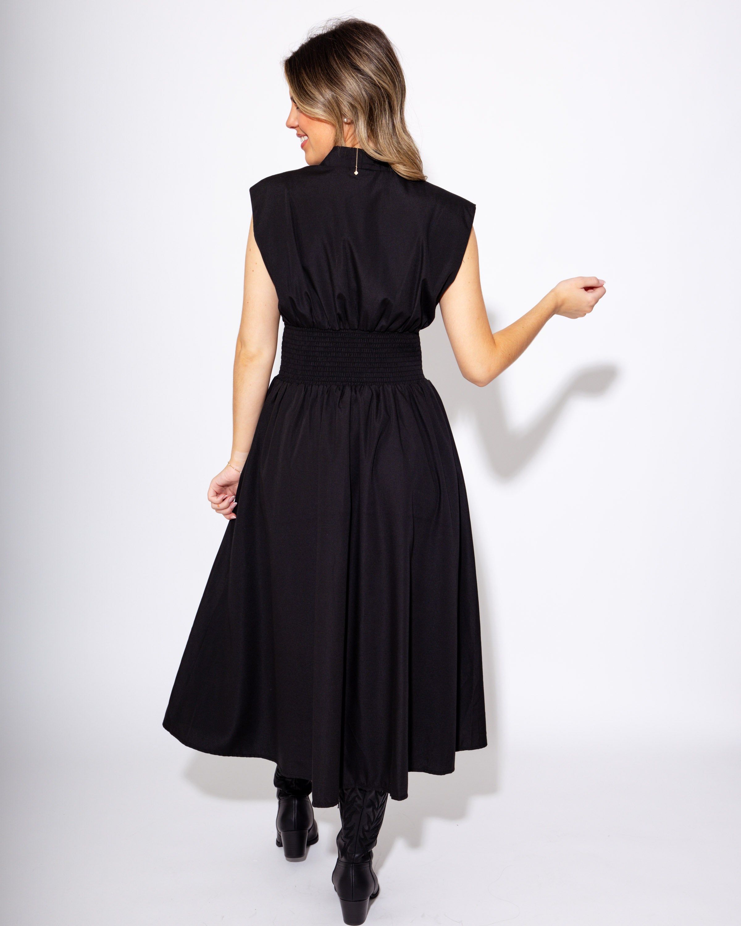 Zipped Up in Style Midi Dress