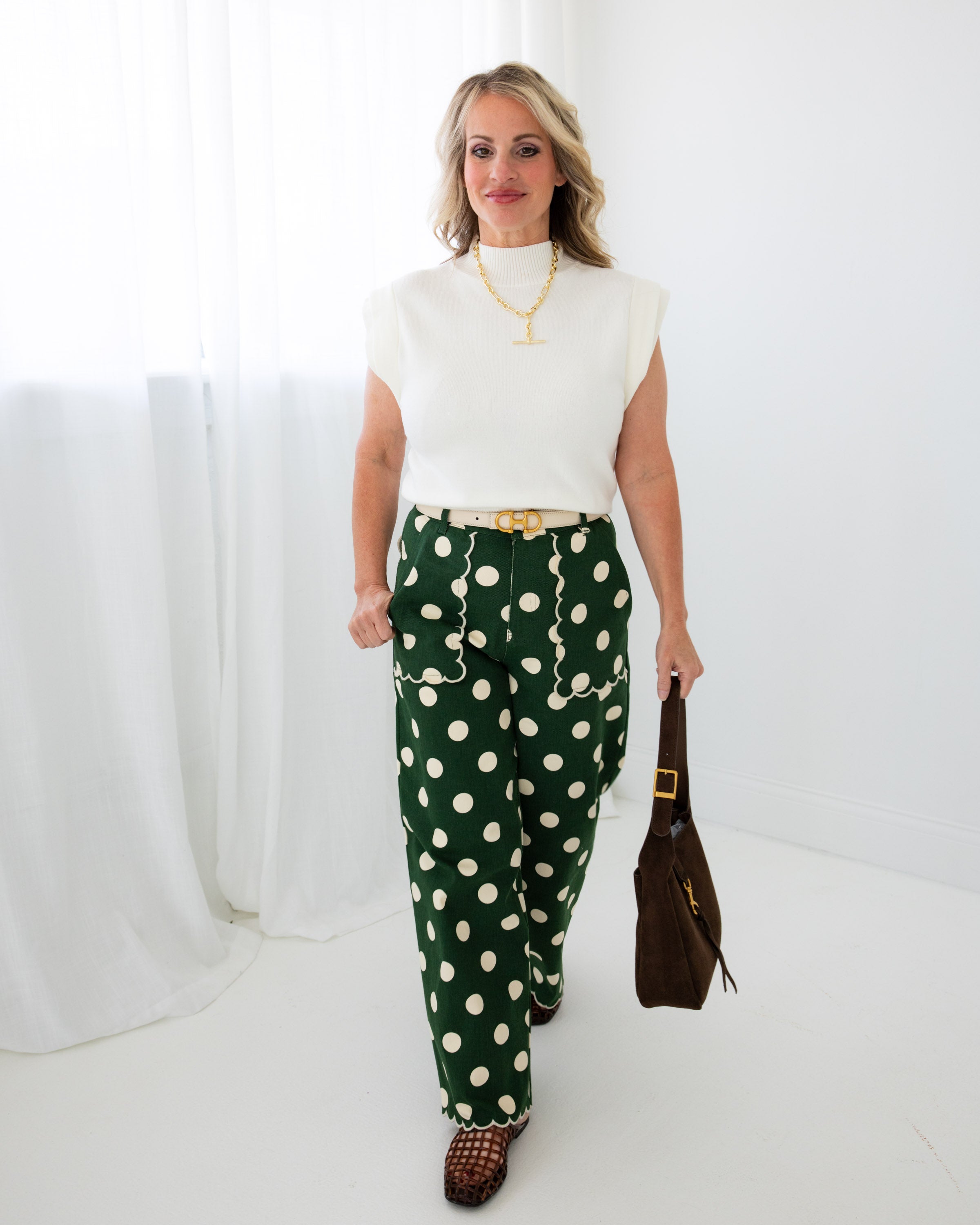 Elevated Everyday Fine Knit Top in Off White