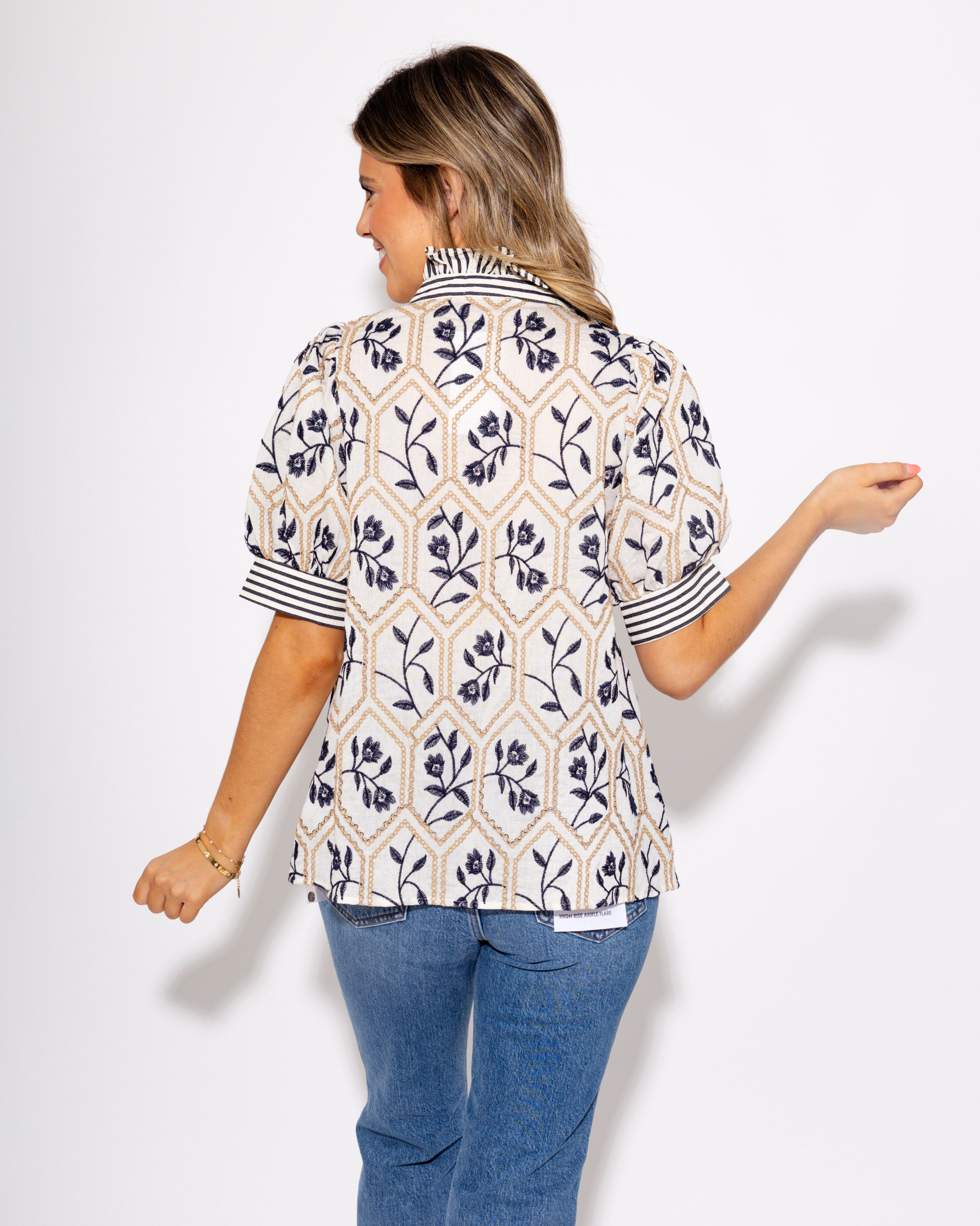 Embroidered Bloom Top