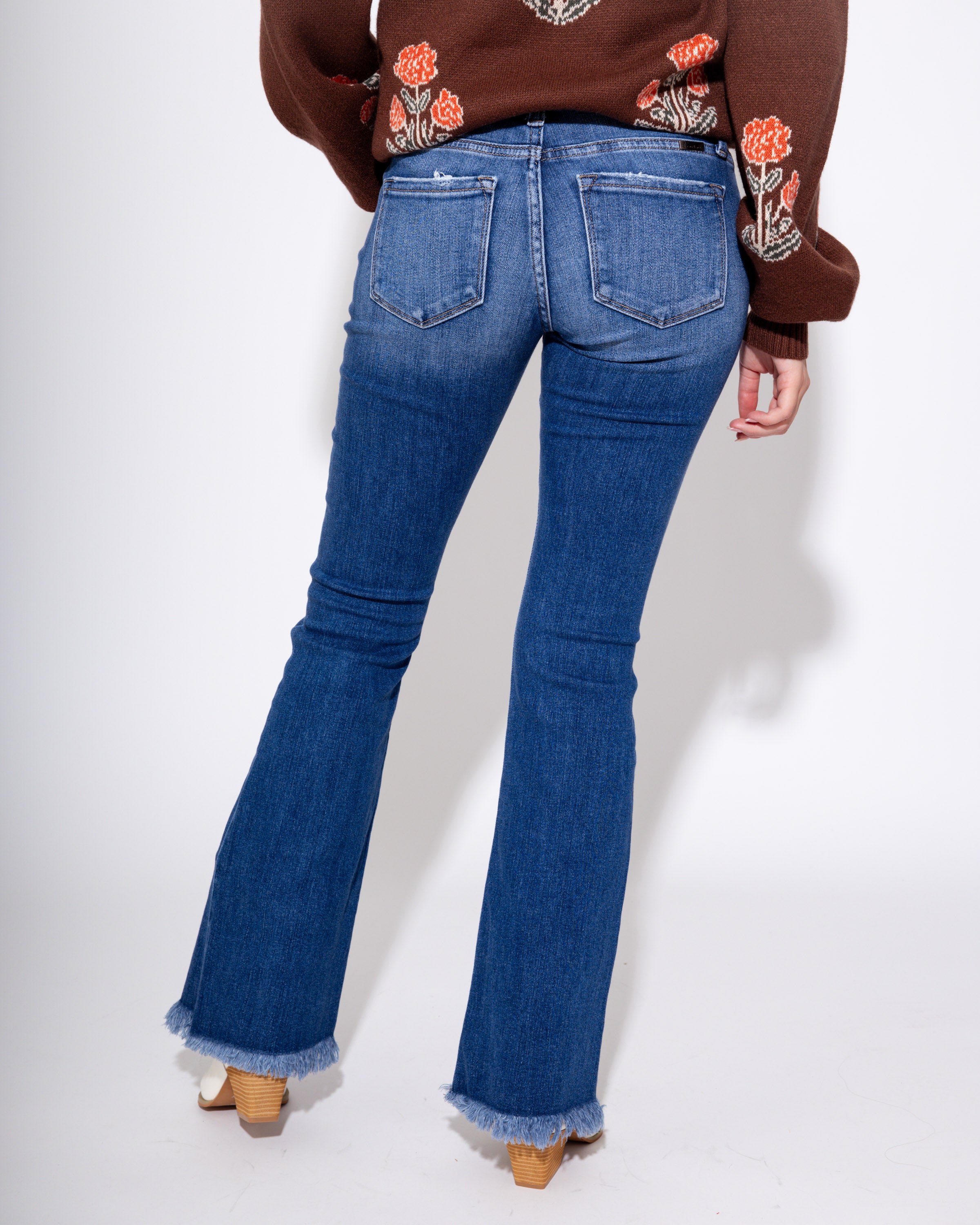 Low Rise Baby Bootcut Jean