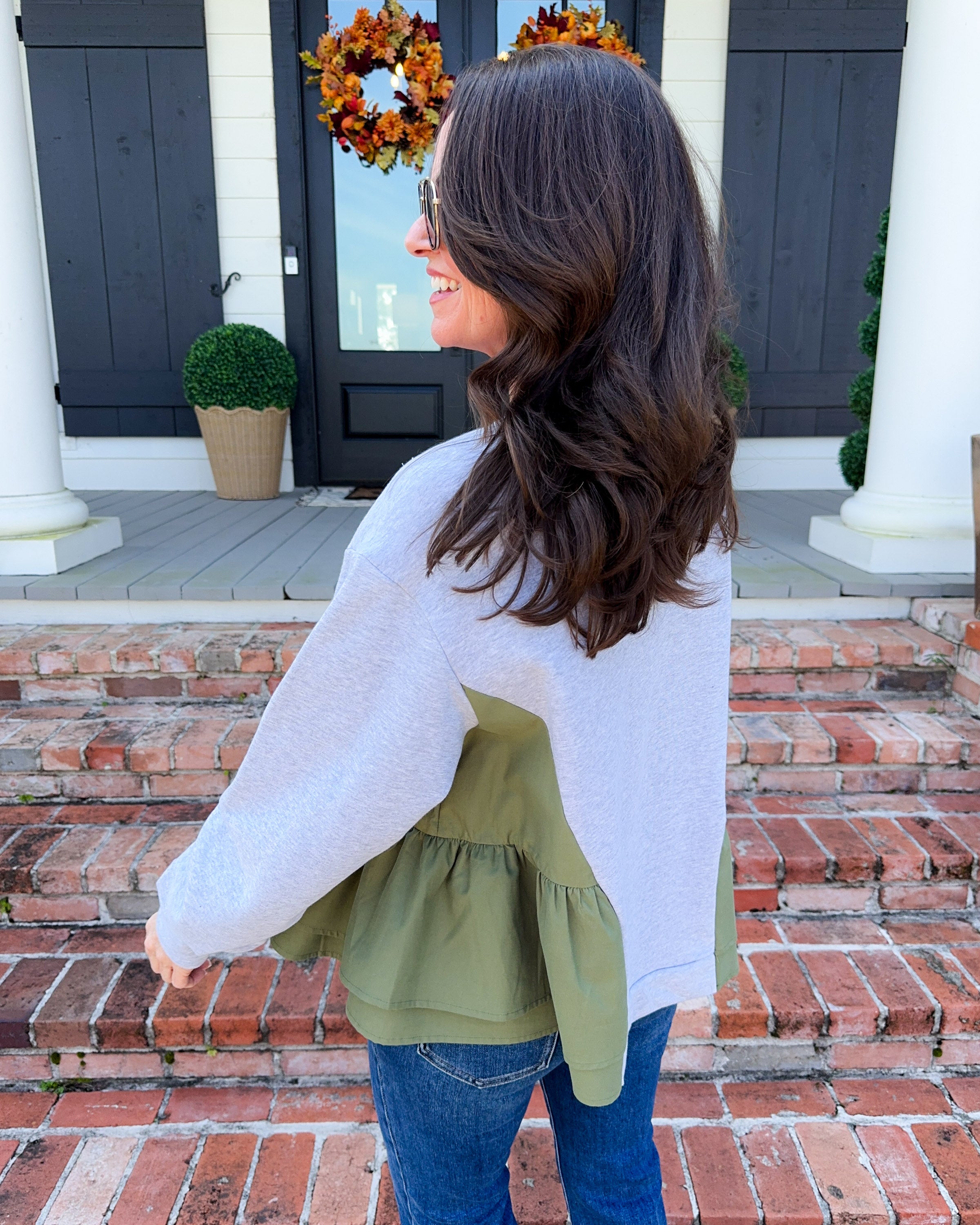 Cozy Colorblock Sweatshirt