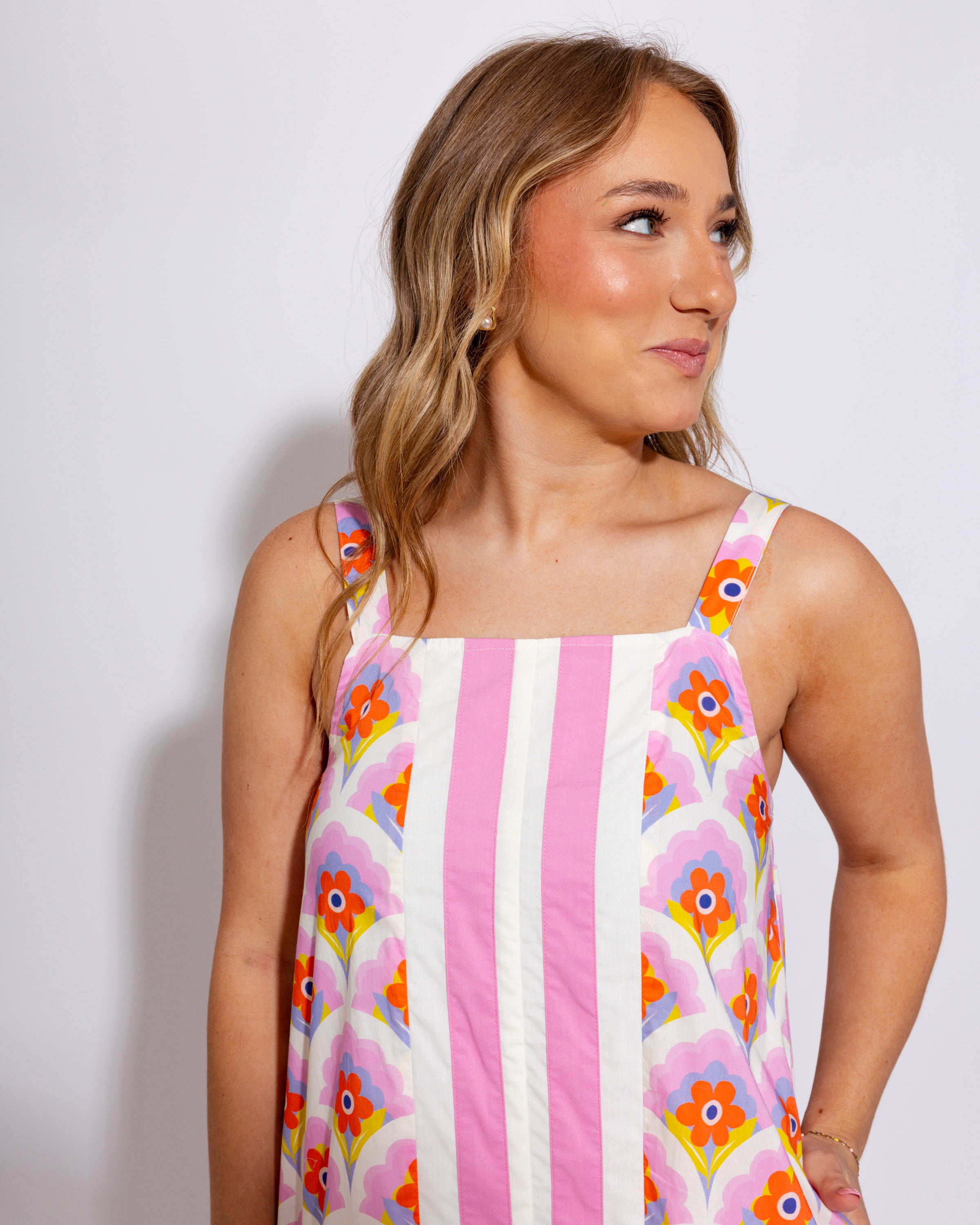 Bloom & Border Midi Dress