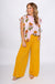 Linen Frayed Wide Leg Pants Women - Umgee - Gaudie & Co. Nederland TX Boutique