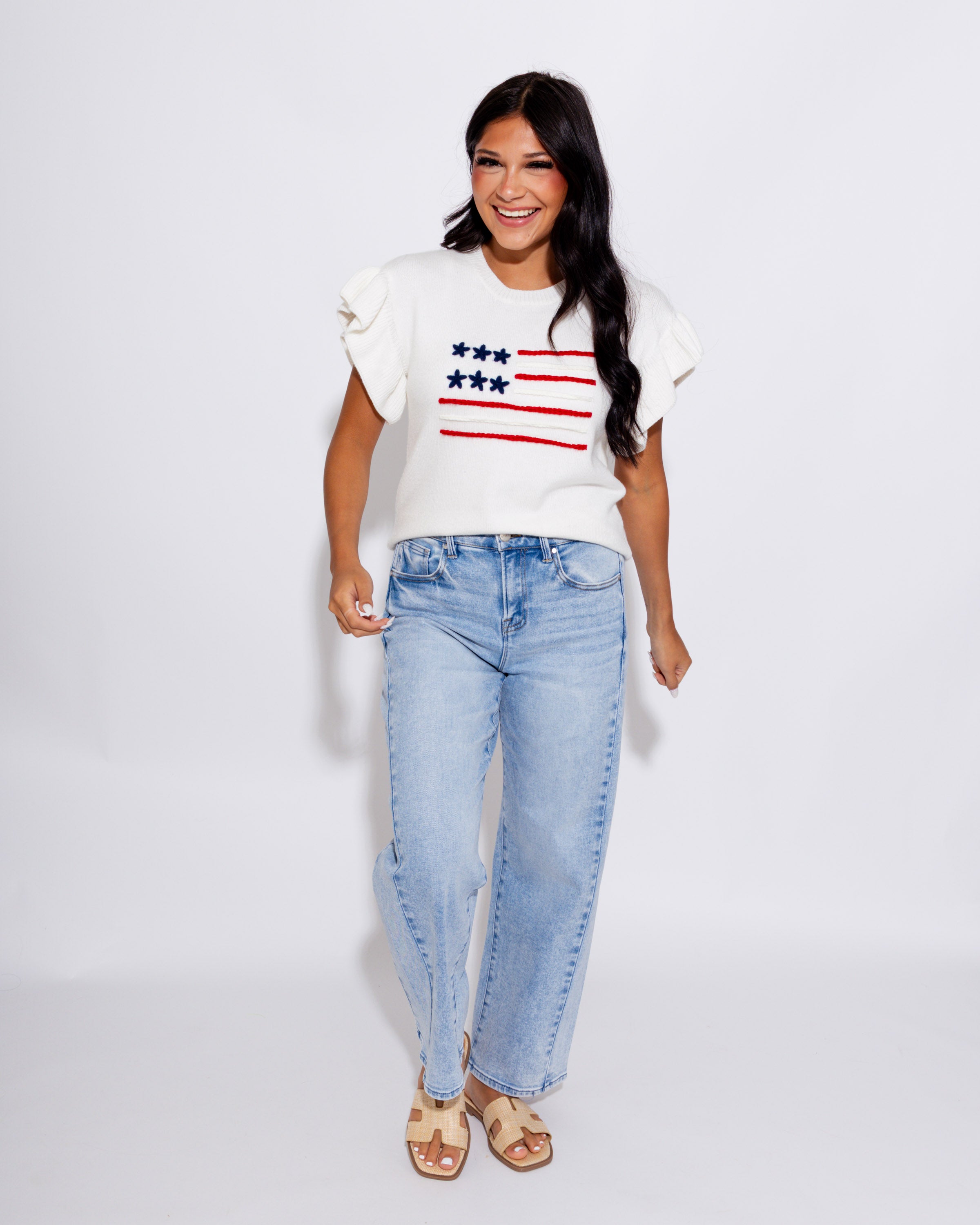 Risen | High Rise Crop Barrel Adjustable Waist Band