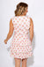 Pink Floral Lace Trim Ruffle Tiered Mini Dress - Pretty Follies - Gaudie & Co. TX Boutique
