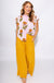 Linen Frayed Wide Leg Pants Women - Umgee - Gaudie & Co. Nederland TX Boutique