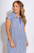 Navy White Stripe Mini Dress Coastal - She Sky - Gaudie & Co. Texas Boutique