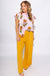 Linen Frayed Wide Leg Pants Women - Umgee - Gaudie & Co. Nederland TX Boutique