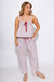Navy White Stripe Tie Front Tank Pant Set - Bucketlist - Gaudie & Co. Texas Boutique