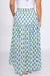 Blue Floral Peplum Top Maxi Skirt Set - JODIFL - Gaudie & Co. Southeast Texas Boutique