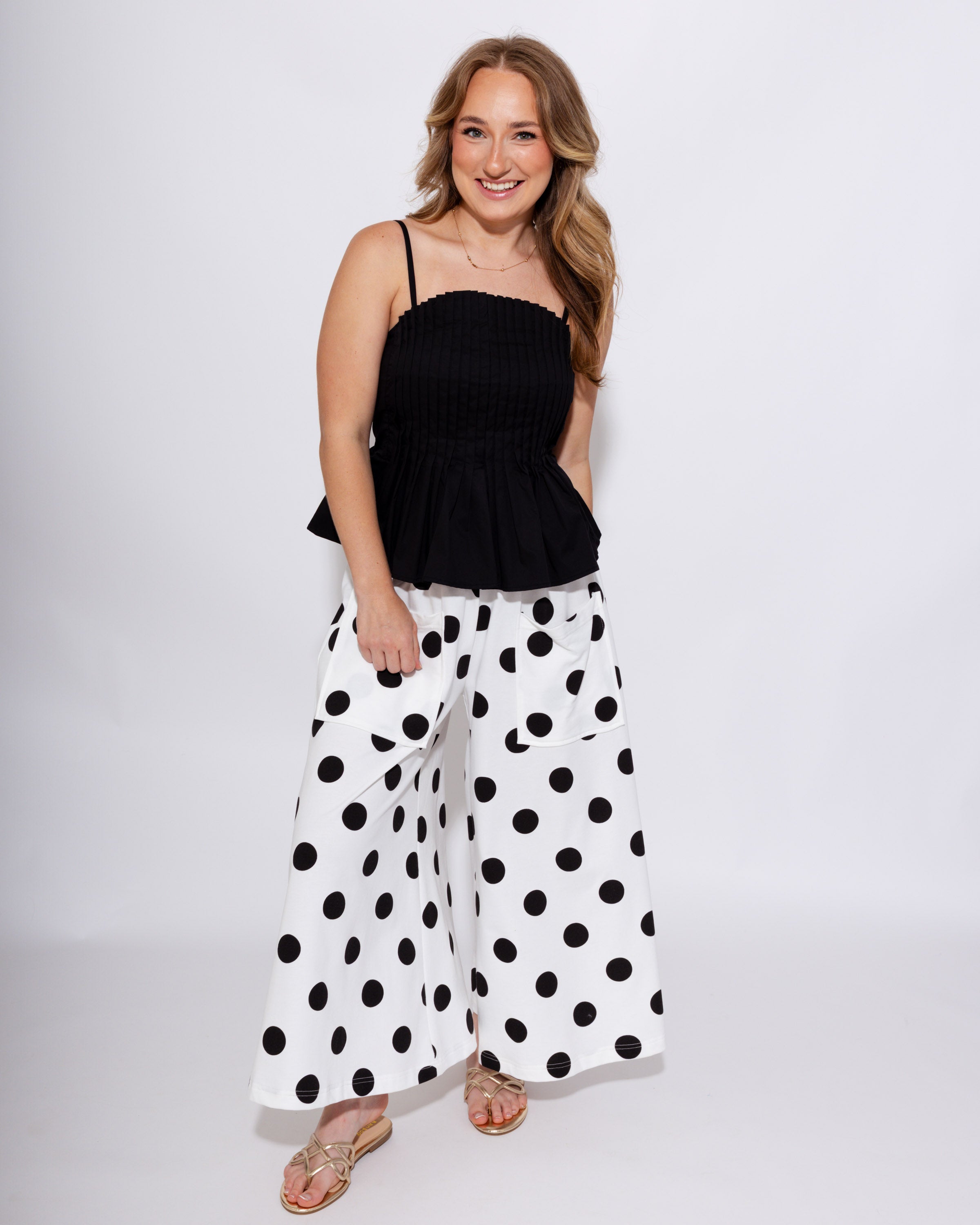 Polka Dot Pull-on Pants