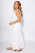 Off White Eyelet Crop Top Midi Skirt Set - Entro - Gaudie & Co. Nederland TX Boutique