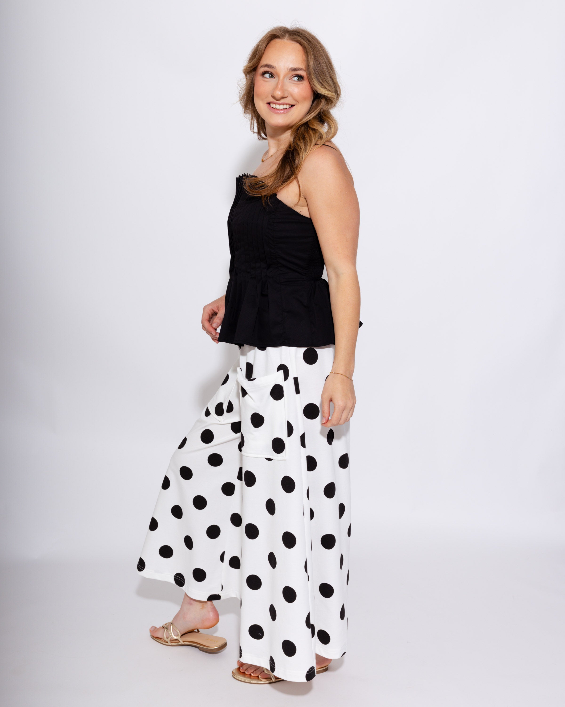 Polka Dot Pull-on Pants