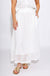 Off White Eyelet Crop Top Midi Skirt Set - Entro - Gaudie & Co. Nederland TX Boutique